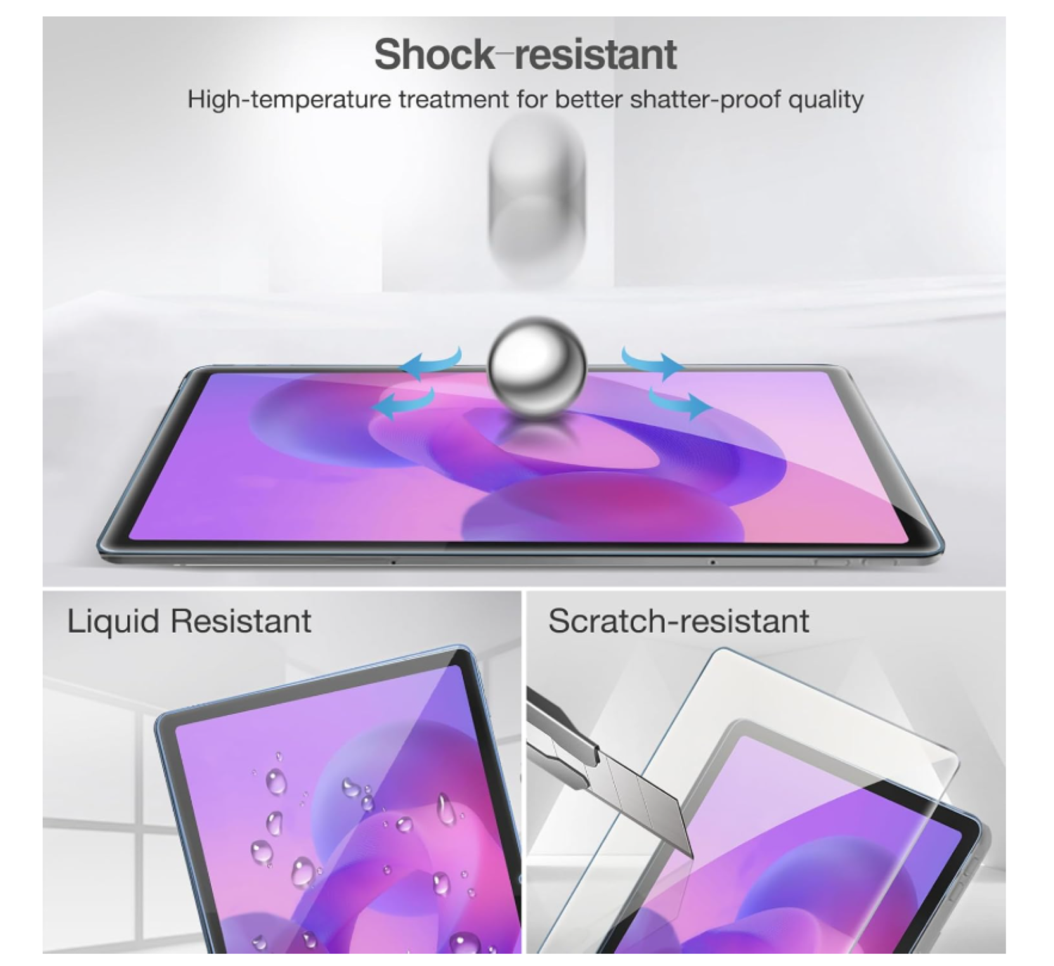 Lámina Mica Vidrio Templado Para Tablet Lenovo Idea Tab 11-4