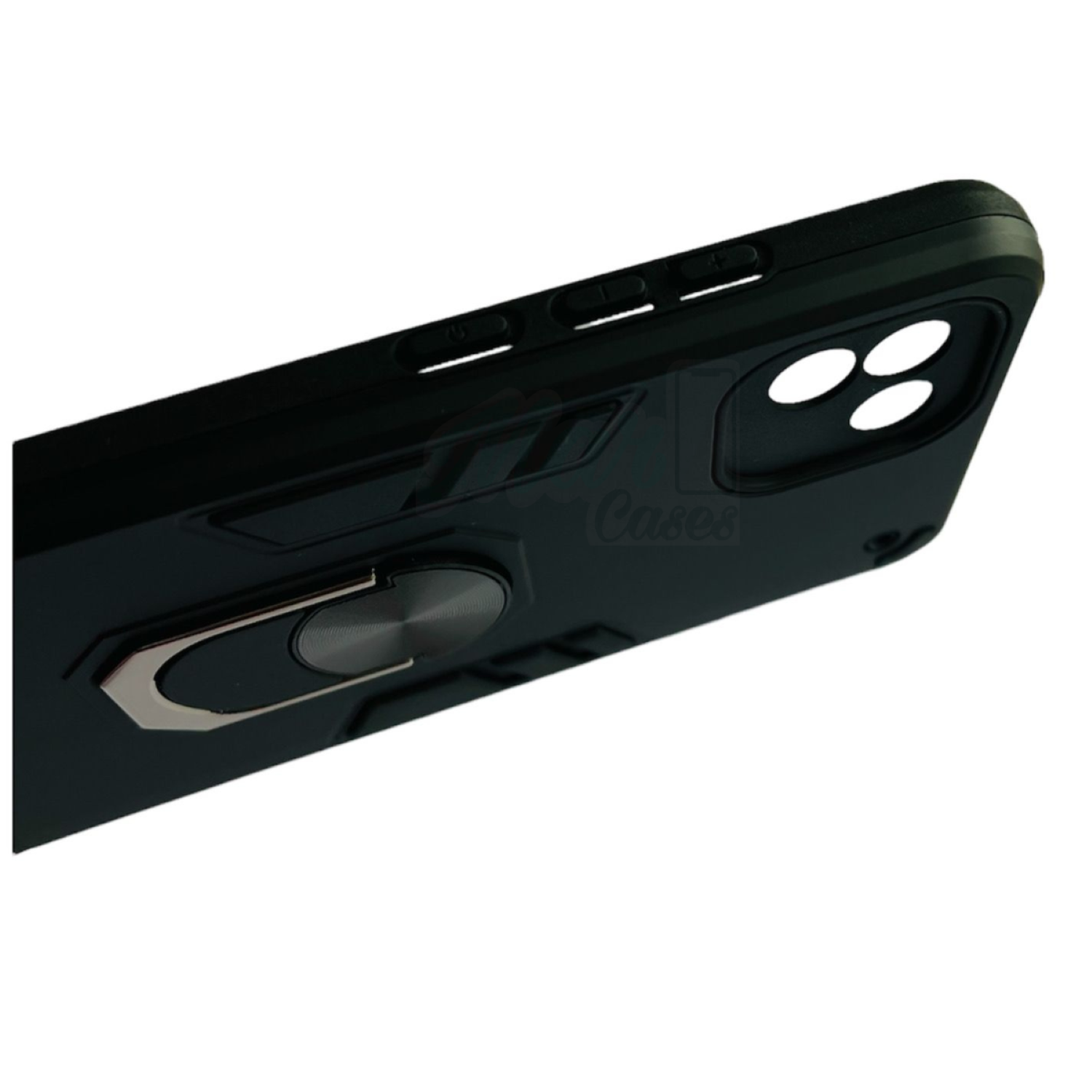 Carcasa Para Samsung A03 Normal Anti Golpes Anillo Negro-2