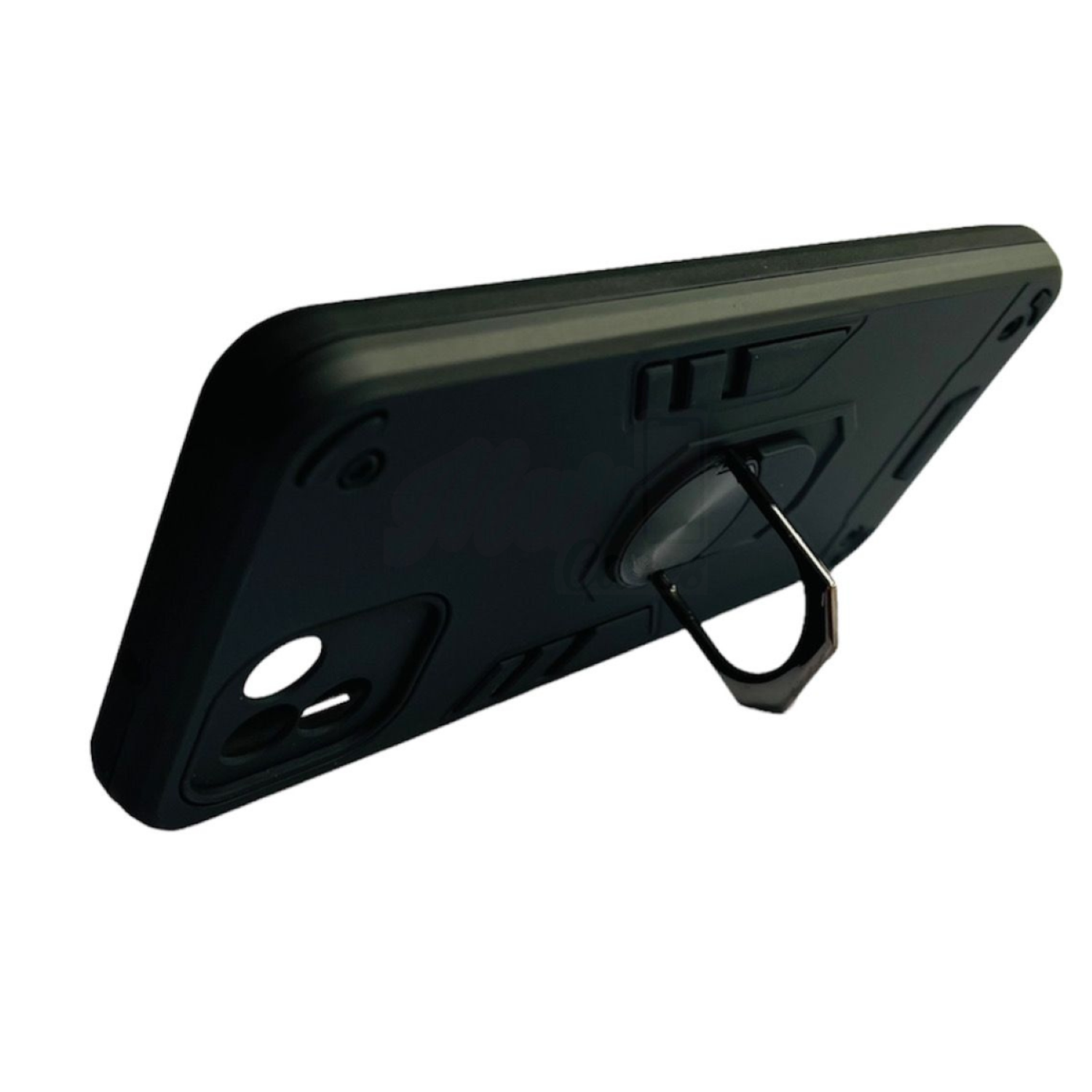 Carcasa Para Samsung A03 Normal Anti Golpes Anillo Negro-3