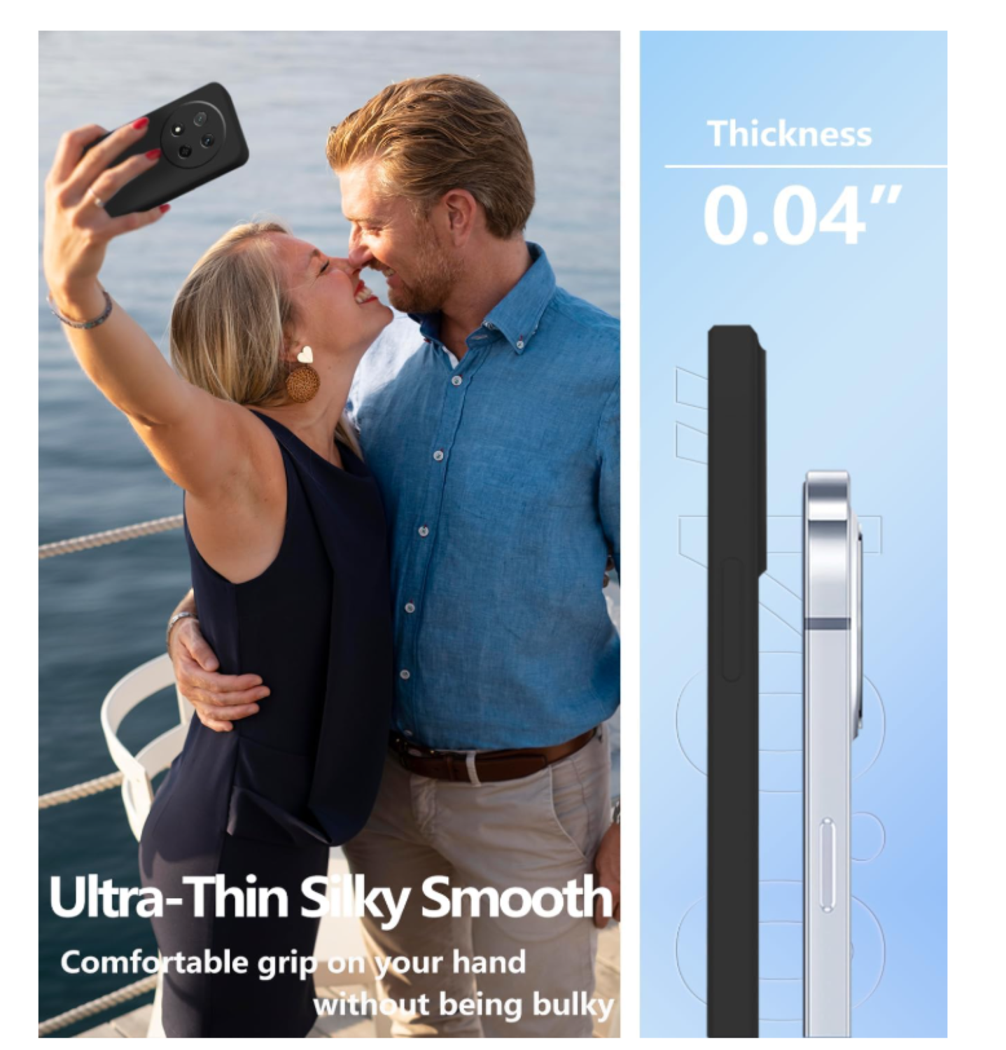 Carcasa Funda Para Honor Magic8 Lite Silicona Negro-2