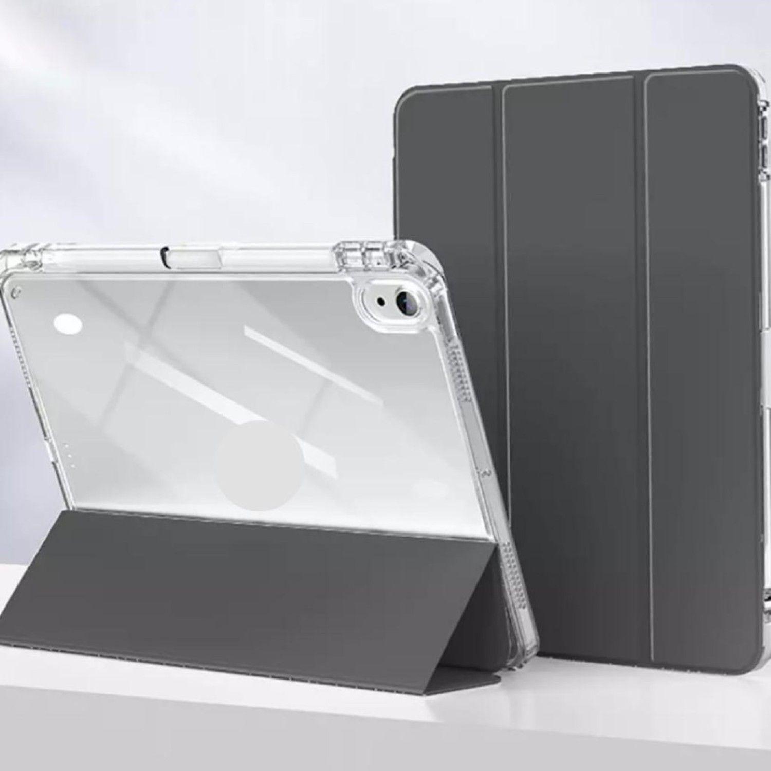 Carcasa Smart Cover Clear Para iPad Air 6 11 M2 2024 Negro-1
