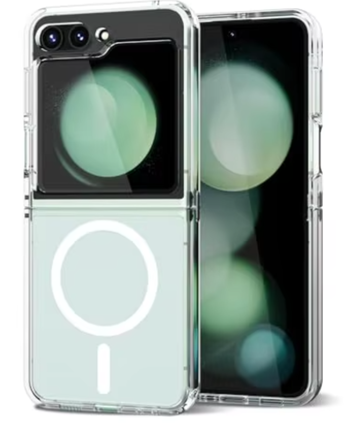 Carcasa Para Samsung Z Flip 6 Transparente MagSafe-0