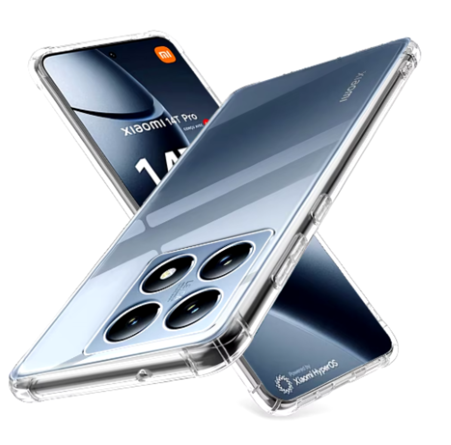 Carcasa Para Xiaomi 14T Pro 5g Transparente Reforzada-1