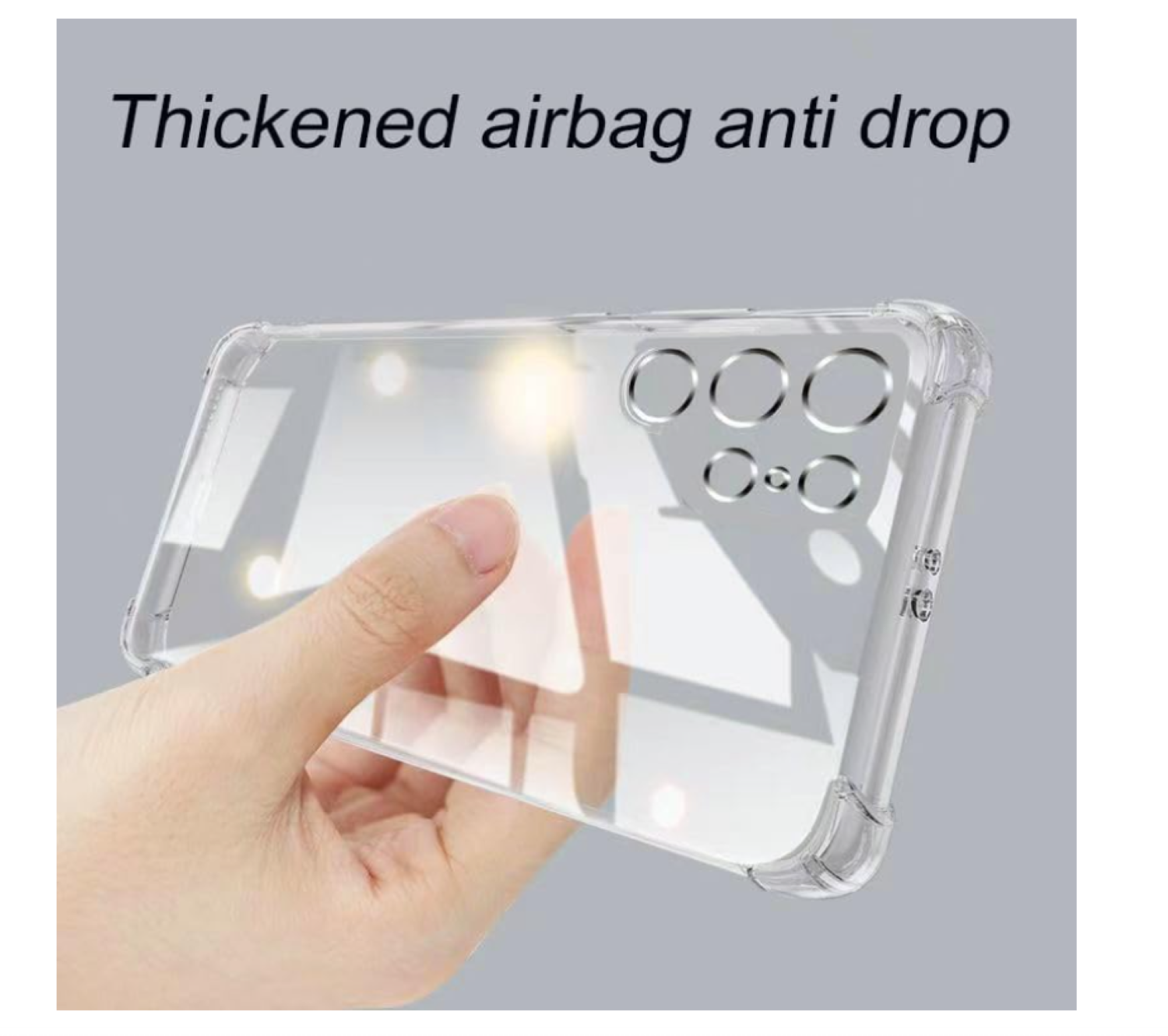 Carcasa Para Samsung S23 Ultra Transparente Reforzada-2
