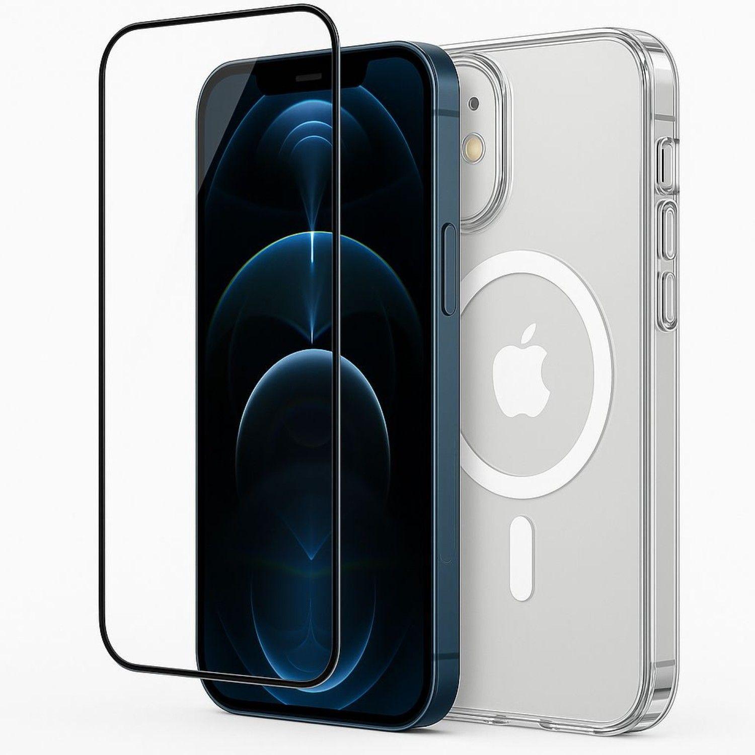 Carcasa Para iPhone 17 Air Transparente MagSafe + Mica-2