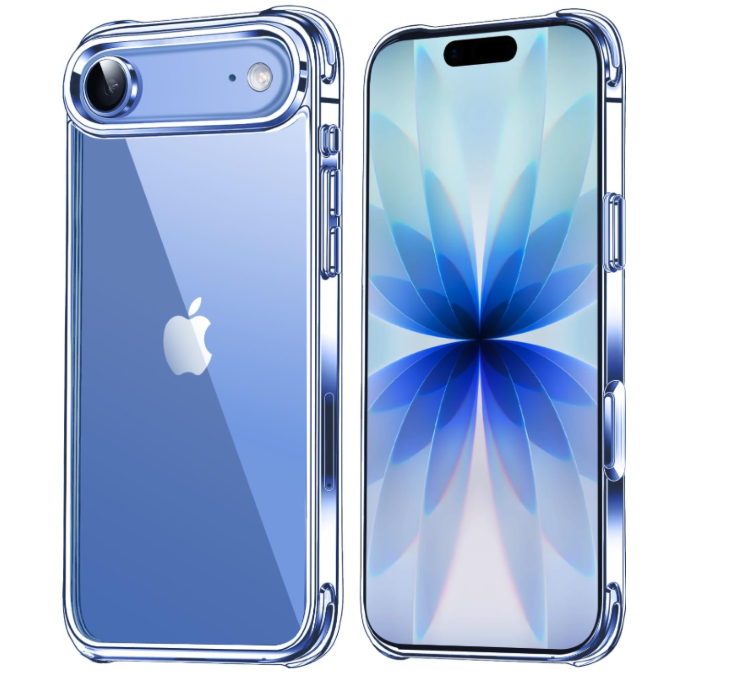 Carcasa Para iPhone 17 Air Transparente Reforzada + Mica-3