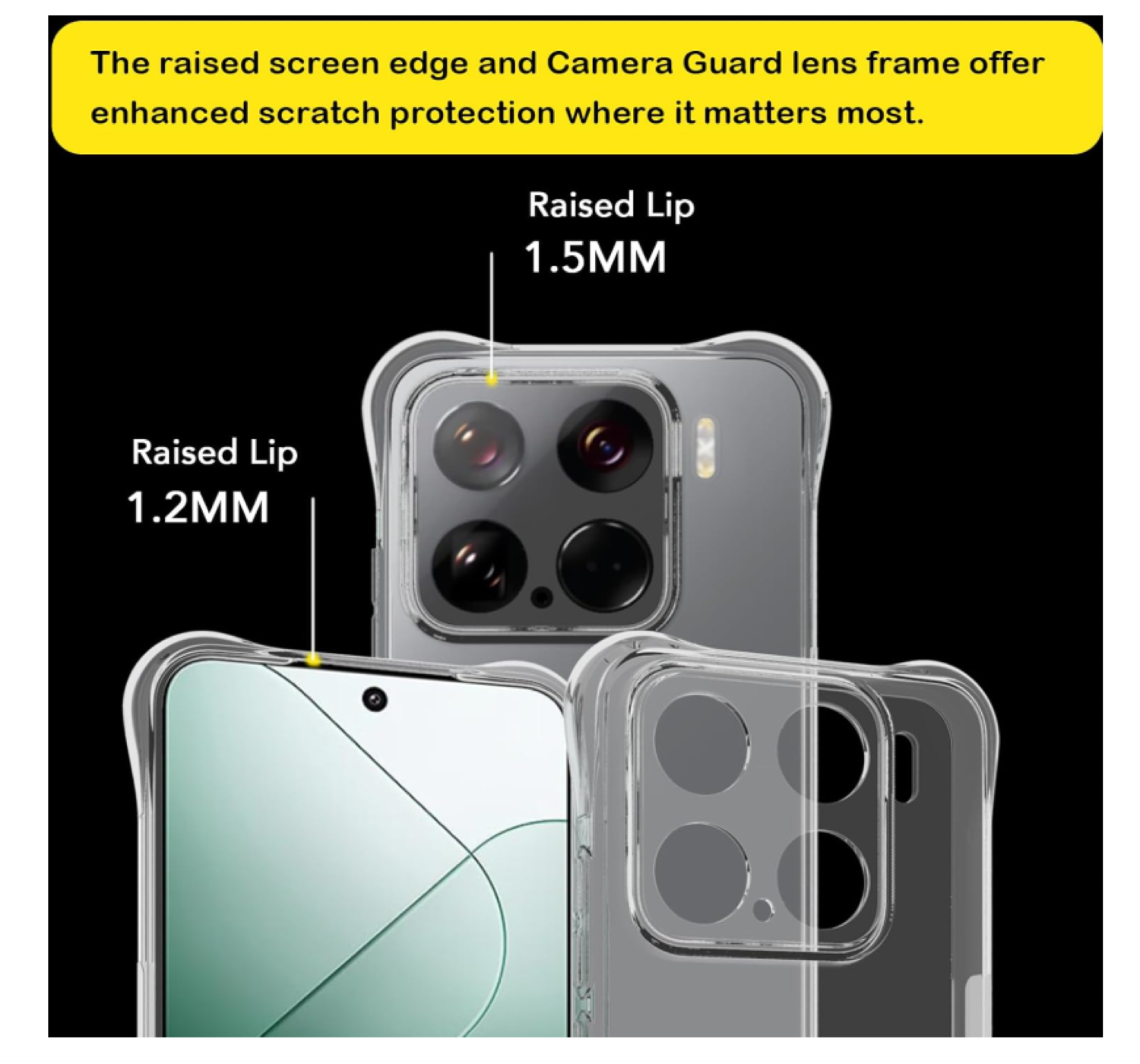 Carcasa Para Xiaomi 15 5g Transparente Reforzada-2