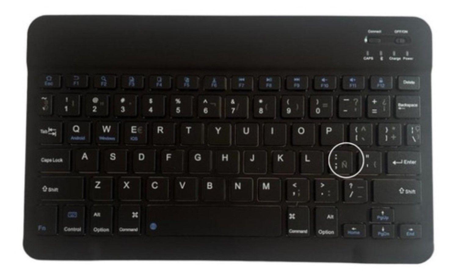 Funda Con Teclado Negro Para iPad Pro 11 M4 2024 Español-5