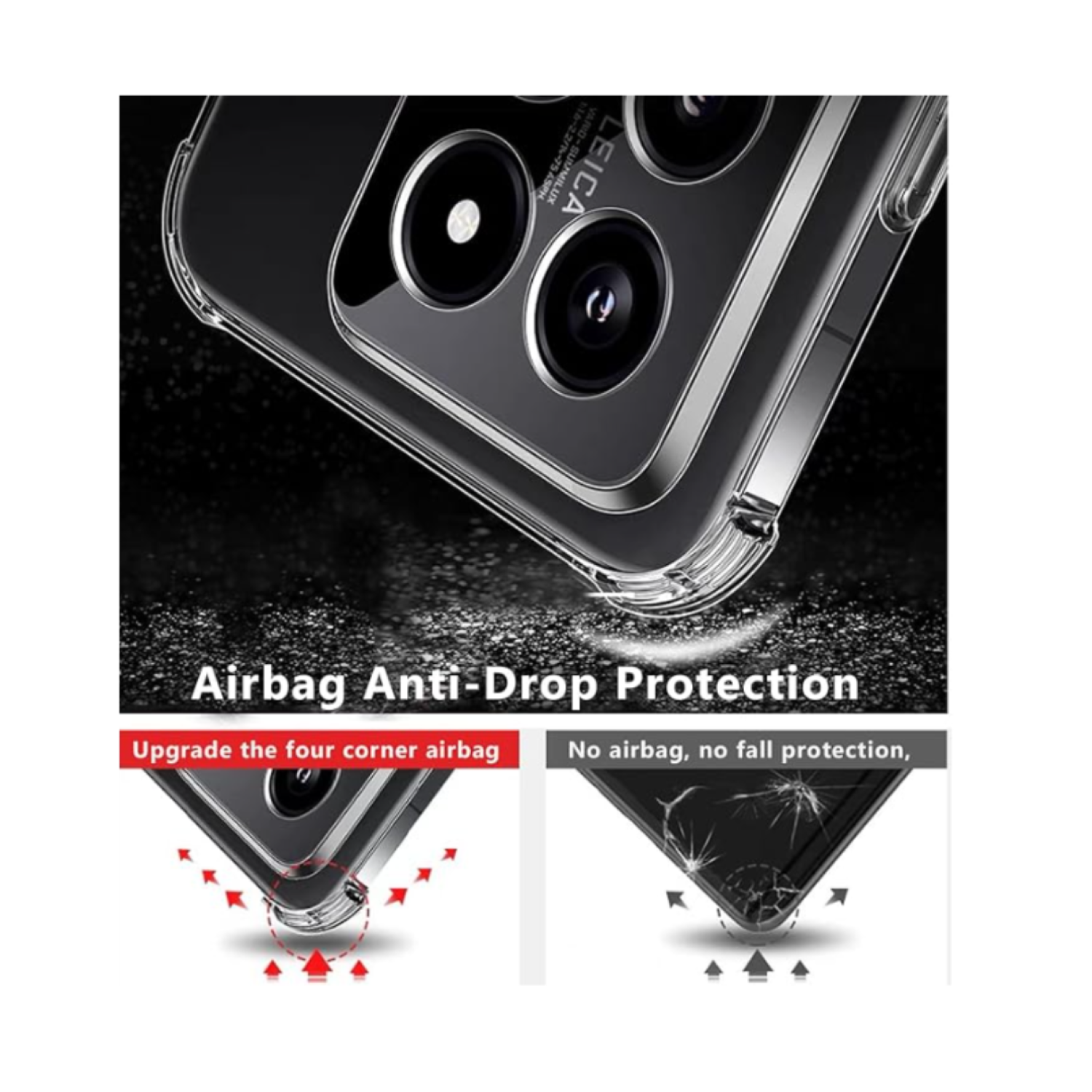 Carcasa Funda Para Xiaomi 14 5g Transparente Reforzada-3