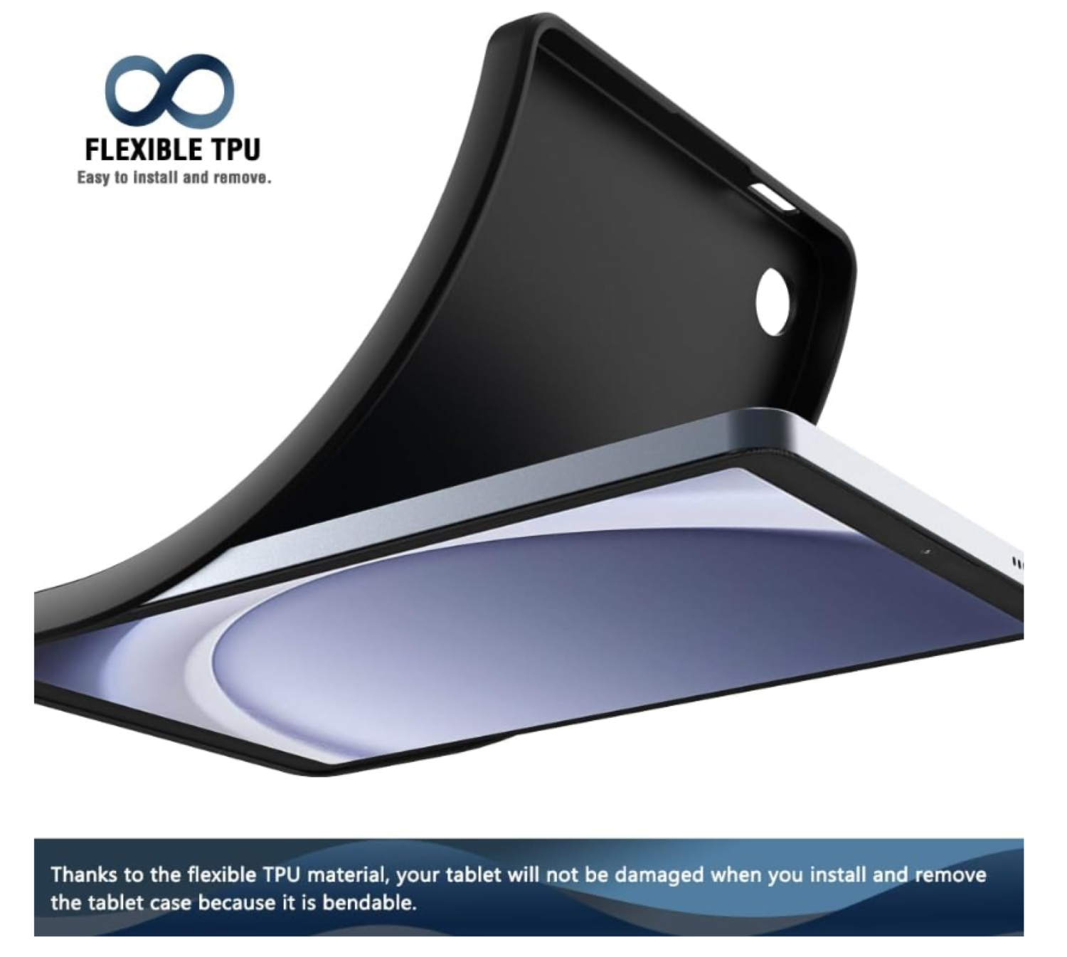 Funda Carcasa Silicona Antigolpes Para Tablet Samsung A9 8.7-2