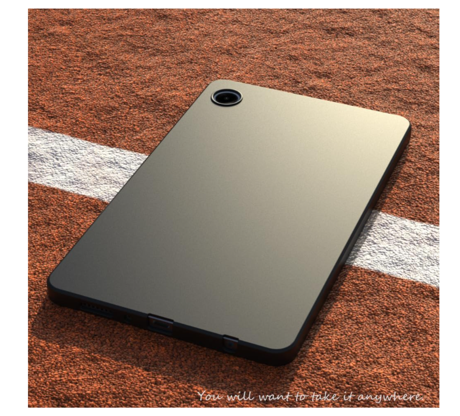 Funda Carcasa Silicona Antigolpes Para Tablet Samsung A9 8.7-5