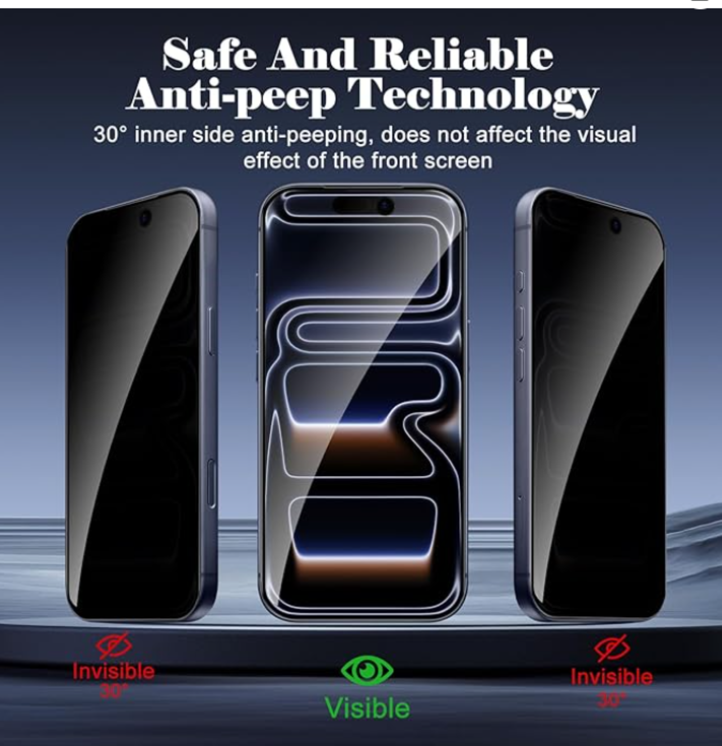 Lámina Mica Privacidad 3d Anti-espía Para iPhone 17 Pro-4