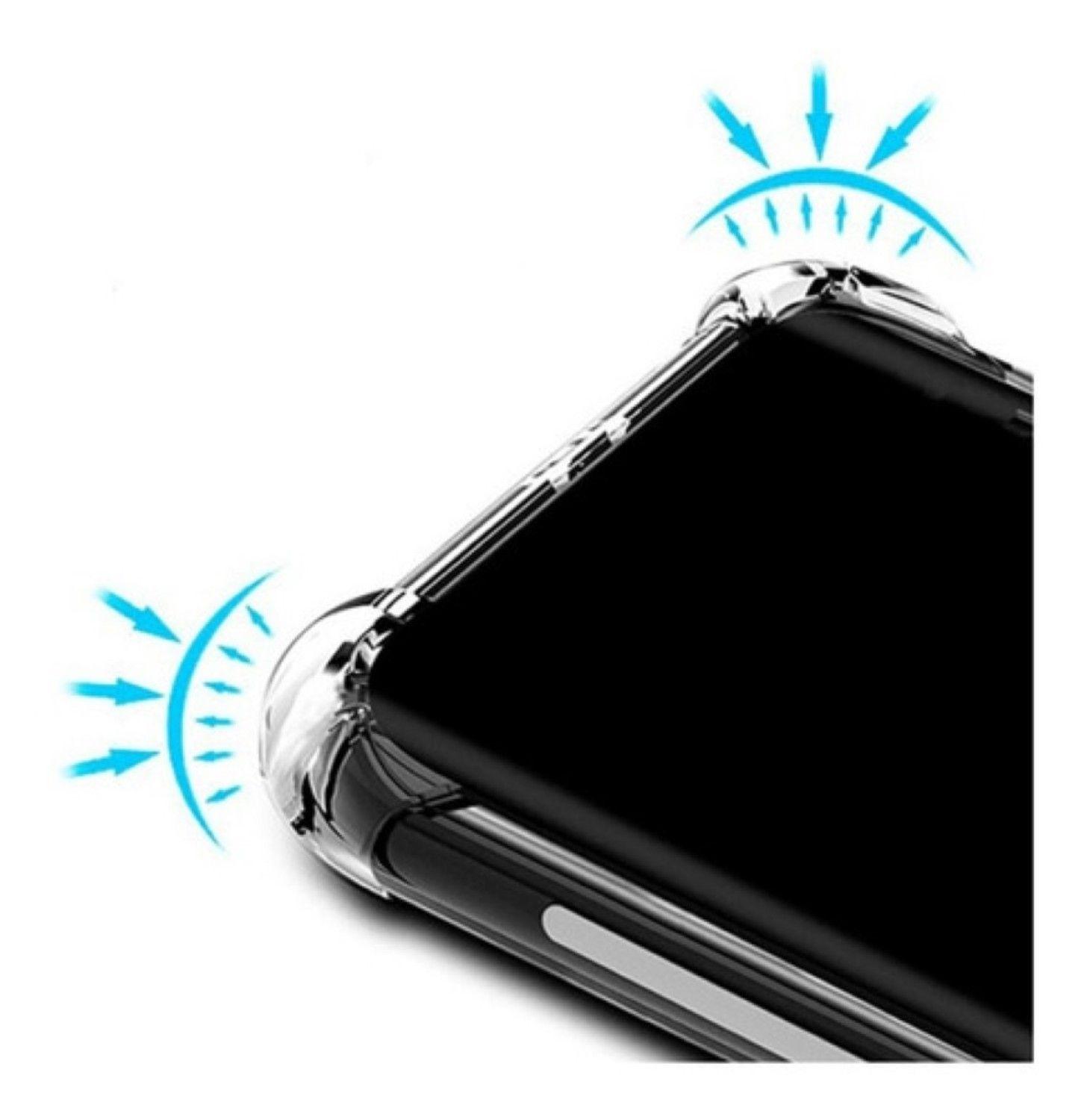 Carcasa Para Huawei P30 Lite Transparente Reforzada-1