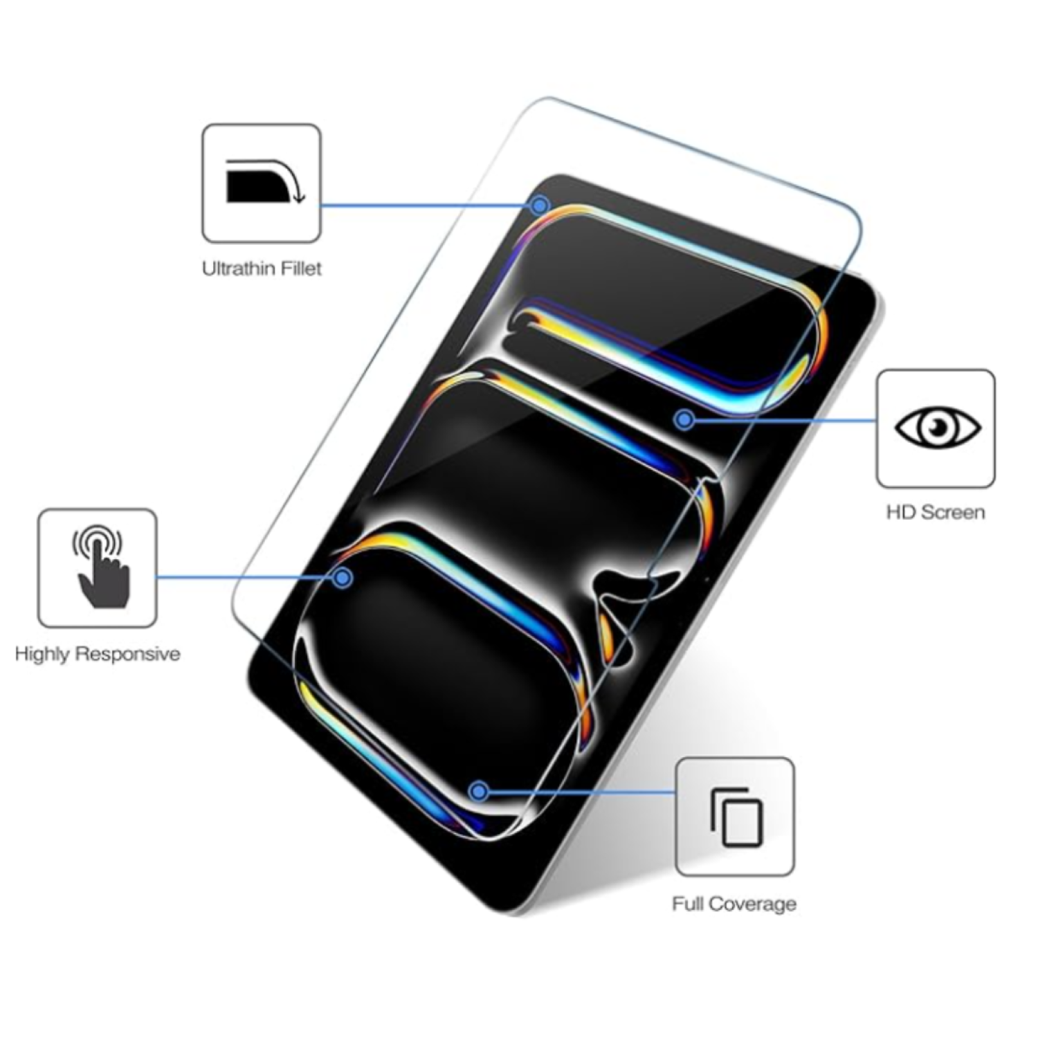 Lámina Mica Vidrio Templado Para iPad Pro 11 M4 2024-6