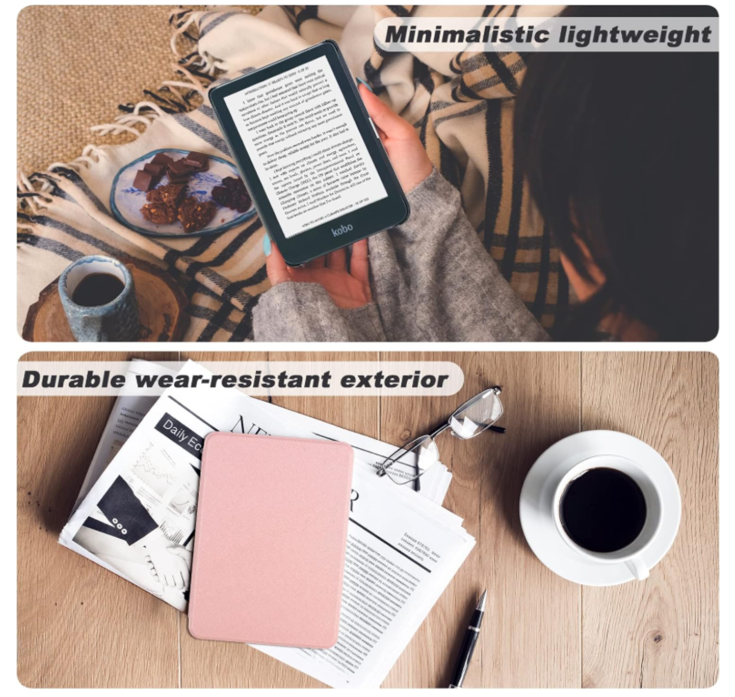 Funda Carcasa Para Kobo Libra Colour 2024 7 Premium Rosado-6