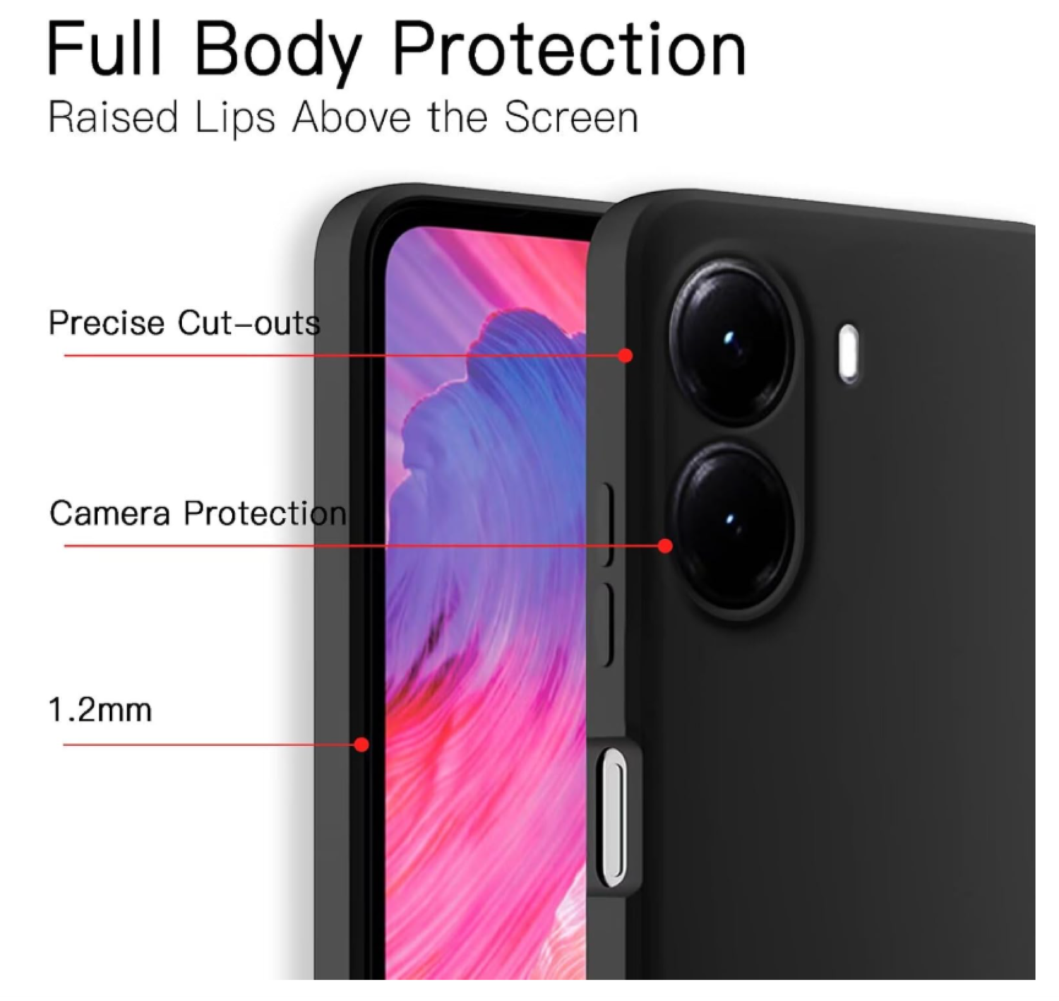 Carcasa Funda Para Xiaomi Poco X7 Pro 5g Silicona-5