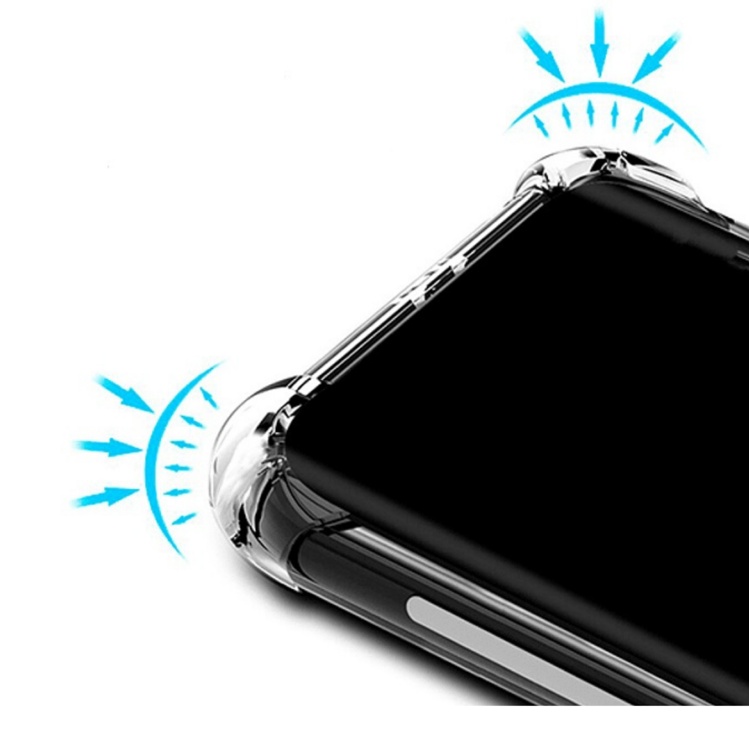 Carcasa Para Samsung Z Flip 5 Transparente Reforzada-1