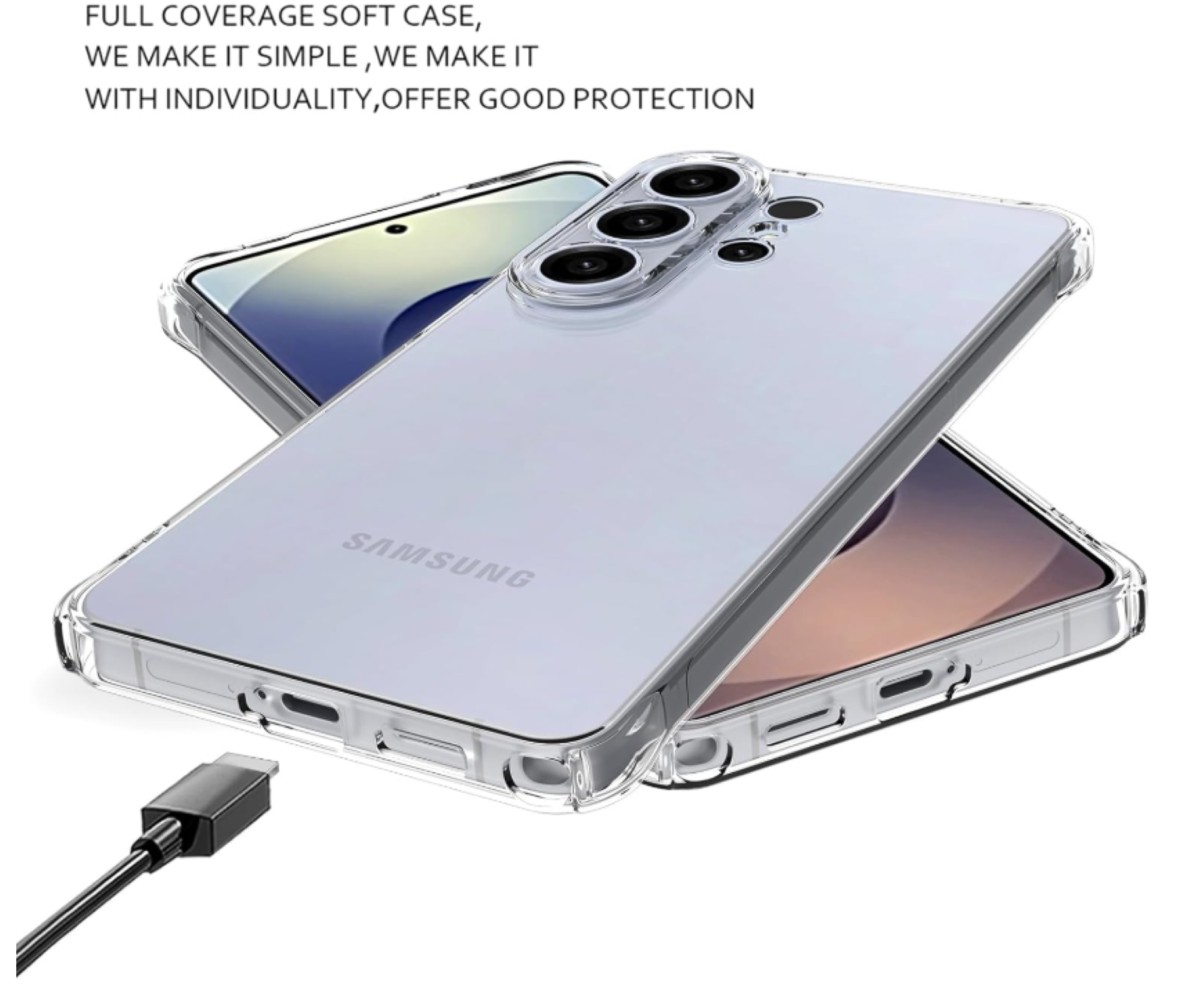 Carcasa Para Samsung S26 Ultra Transparente Reforzada-2