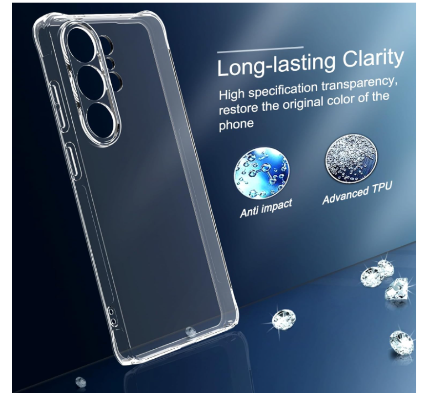 Carcasa Para Samsung S26 Ultra Transparente Reforzada-3