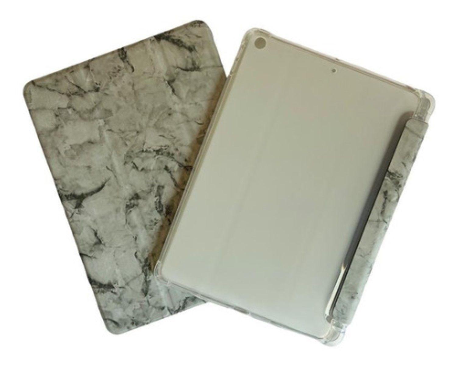 Funda Smart Cover Compatible con iPad 7ma/8va/9na Gene 10.2 Mármol Negro-0