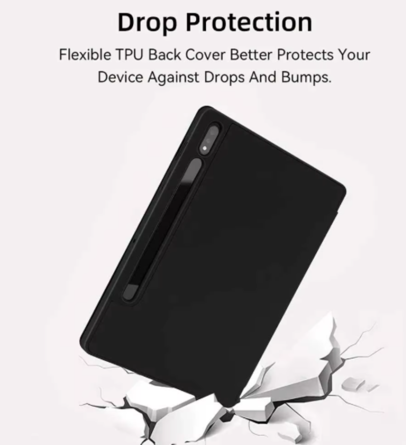 Funda Con Ranura Smartcover Para Samsung A11 8.7 2025 Negro-5