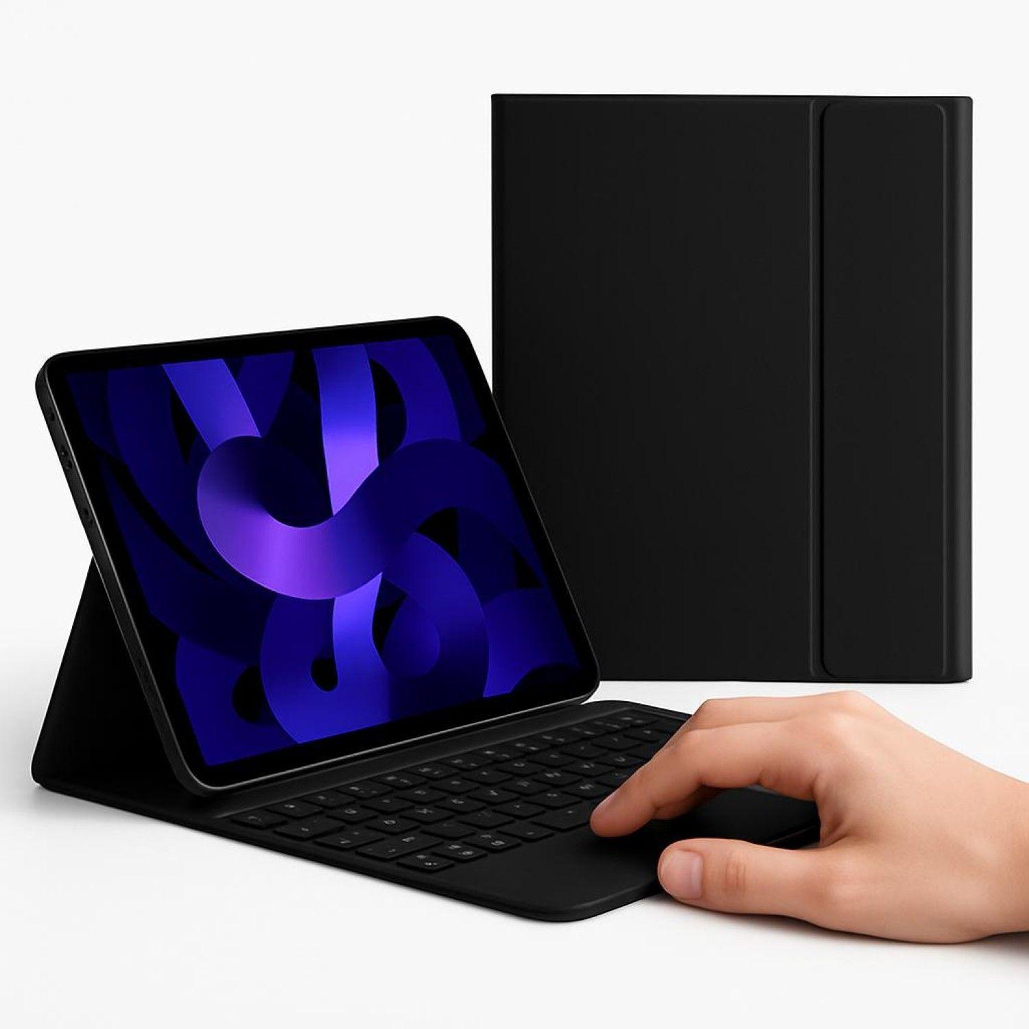 Funda Con Teclado Negro Compatible Con iPad 10ma Gene 10.9 Touchpad-5