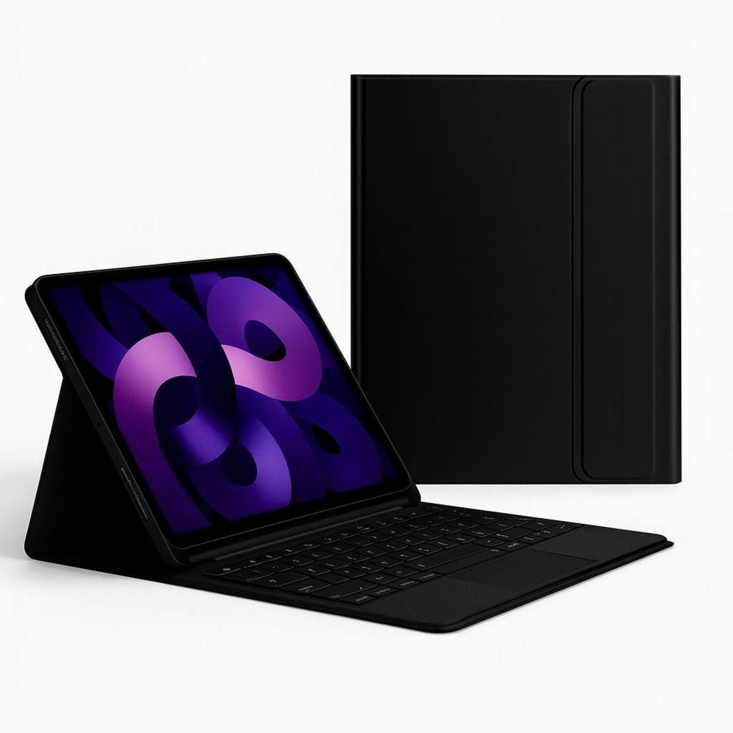 Funda Con Teclado Negro Compatible Con iPad 10ma Gene 10.9 Touchpad-7