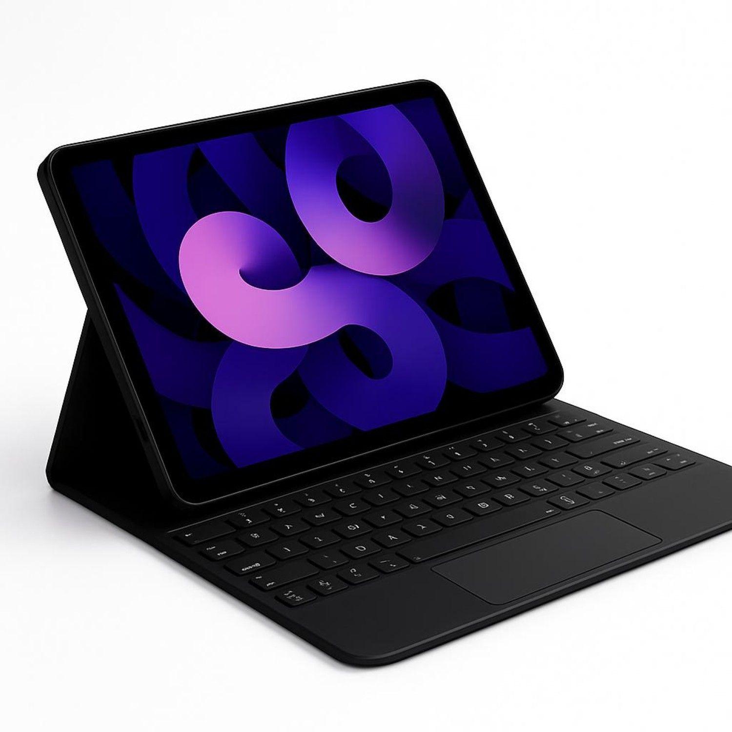 Funda Con Teclado Negro Compatible Con iPad 10ma Gene 10.9 Touchpad-9