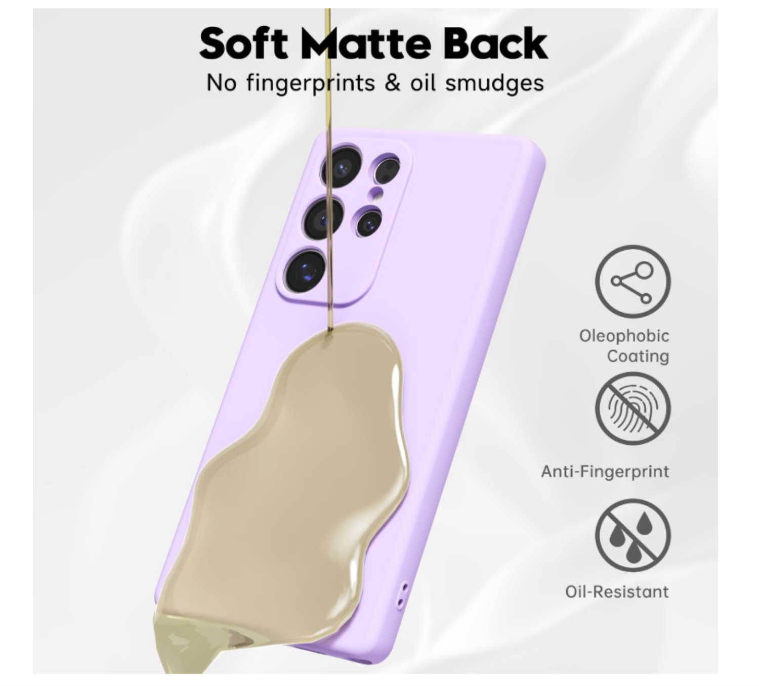 Carcasa Funda Para Samsung S26 Ultra Silicona Lila-4