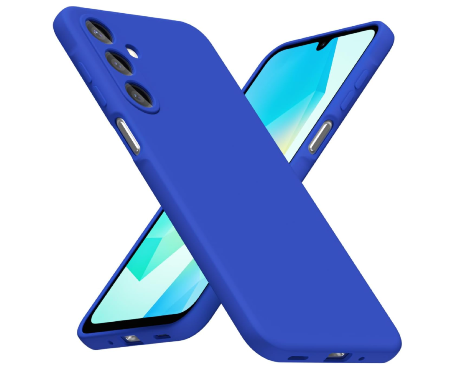 Carcasa Funda Para Samsung A17 Silicona Azul-5