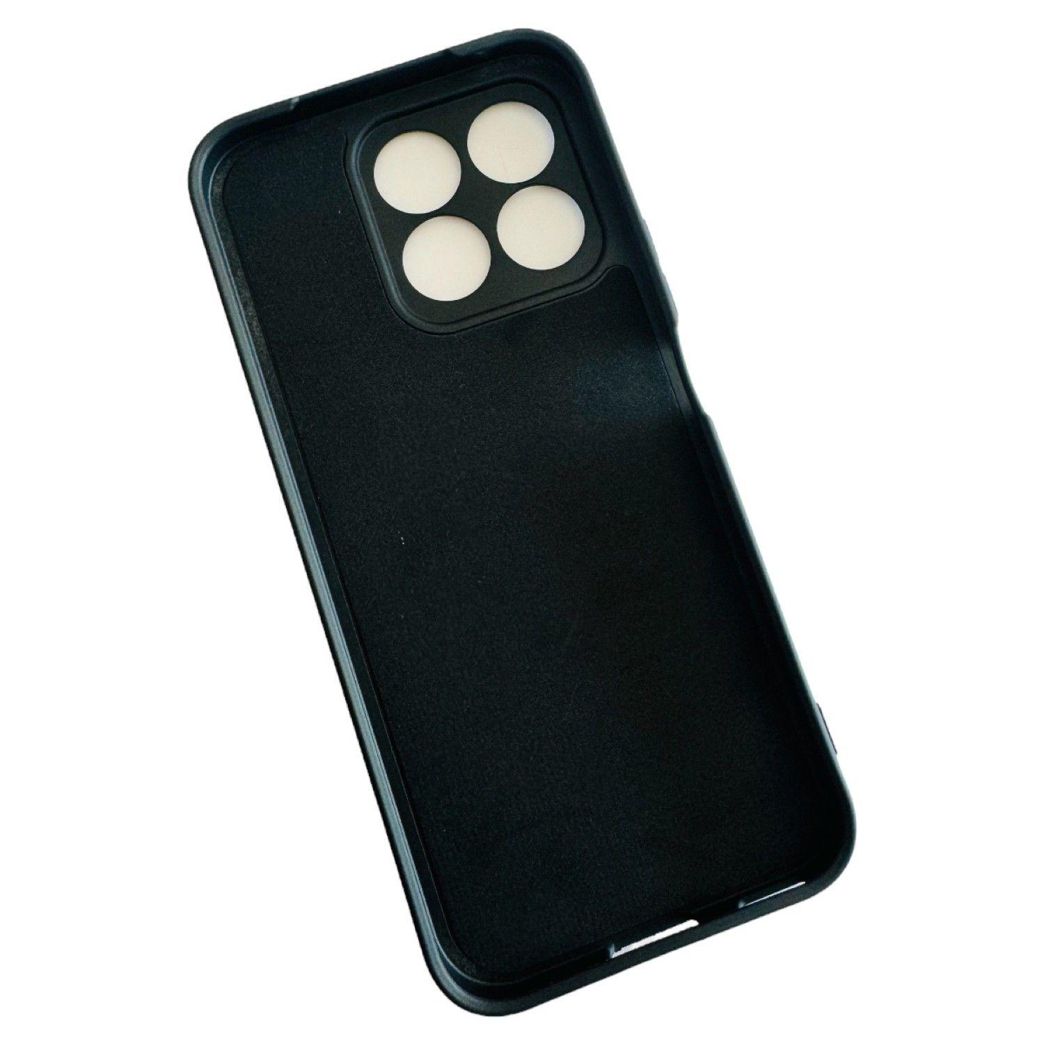 Carcasa Funda Para Honor X6b Silicona Color Negro-1