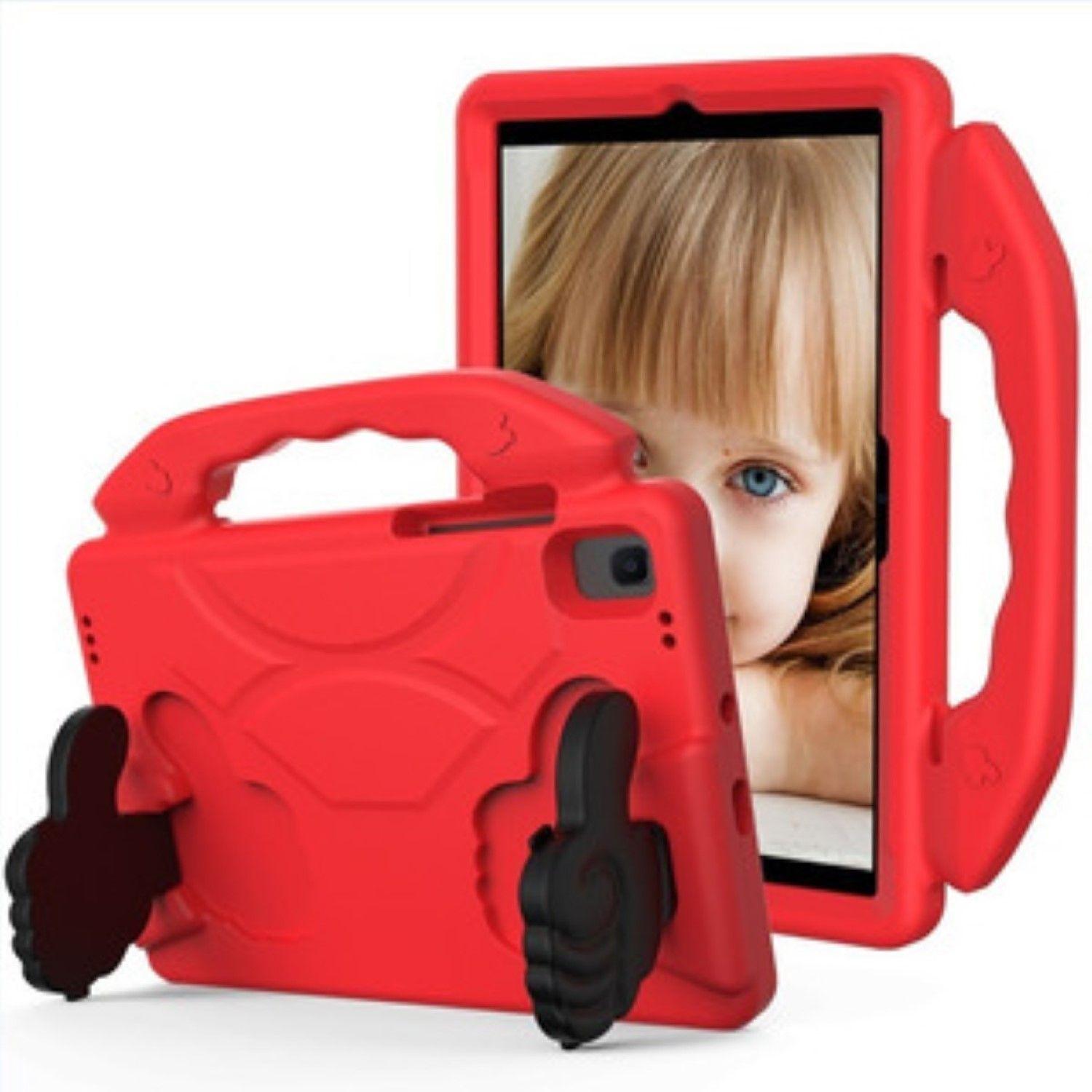 Carcasa Niños Anti-golpes Para iPad 7ma 8va 9na Gene 10.2 Rojo-3