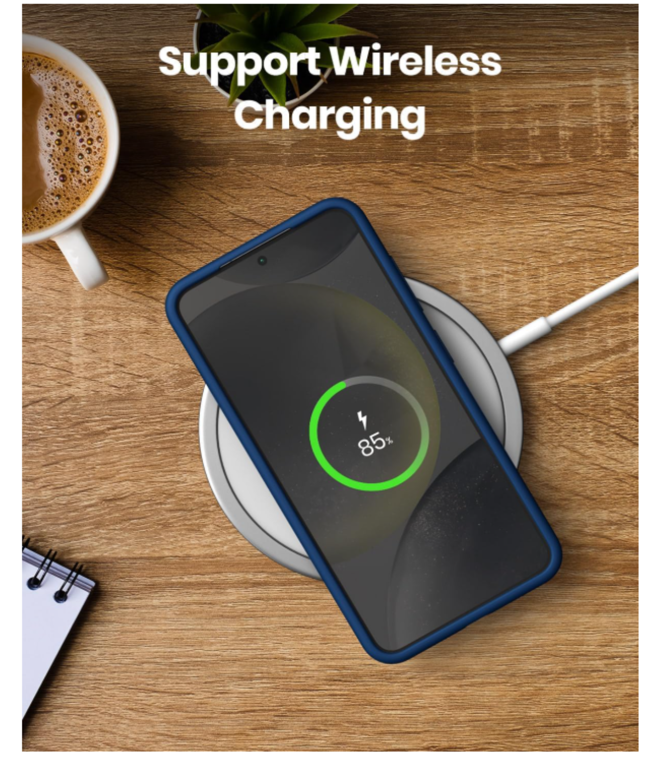 Carcasa Funda Para Samsung S26 Silicona Azul-5