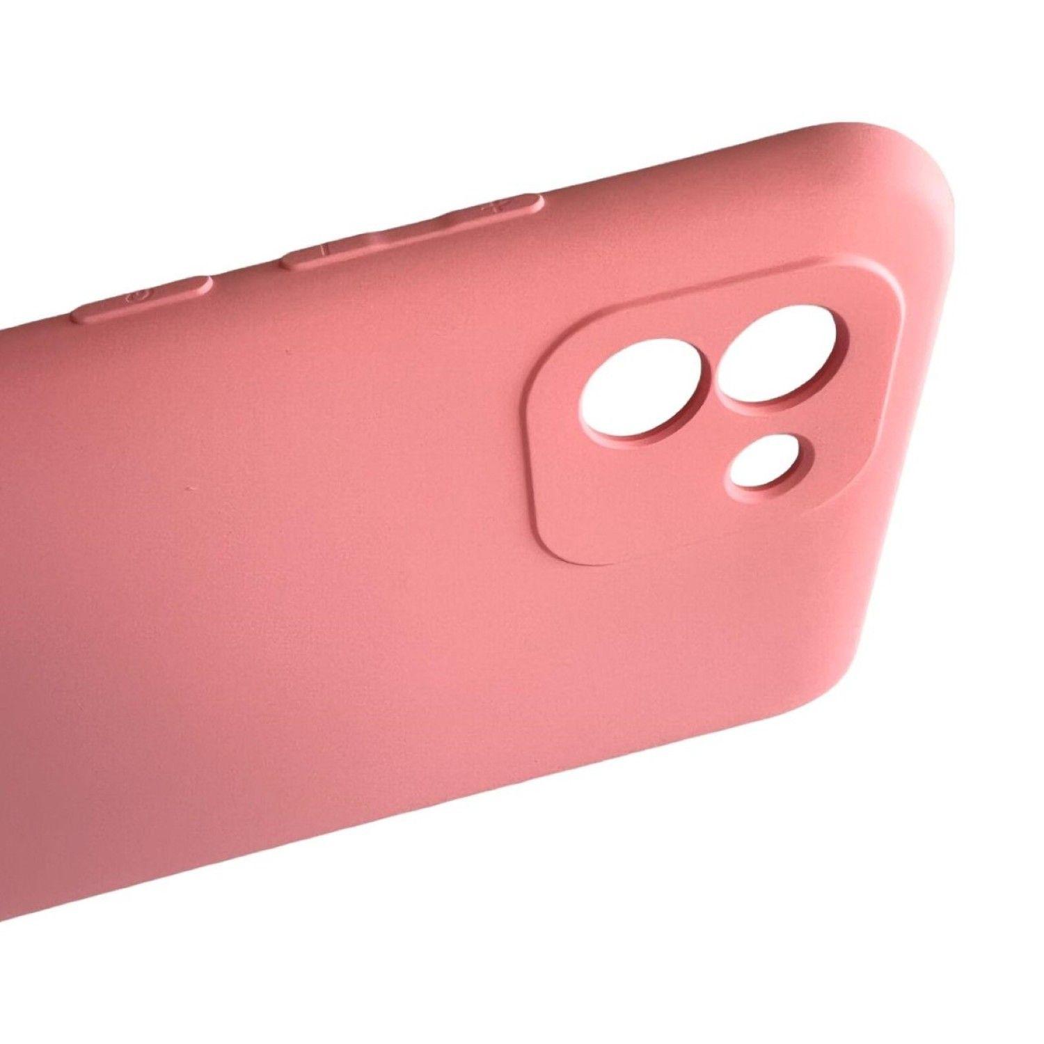 Carcasa Para Samsung A03 Normal Silicona Palo Rosa-2