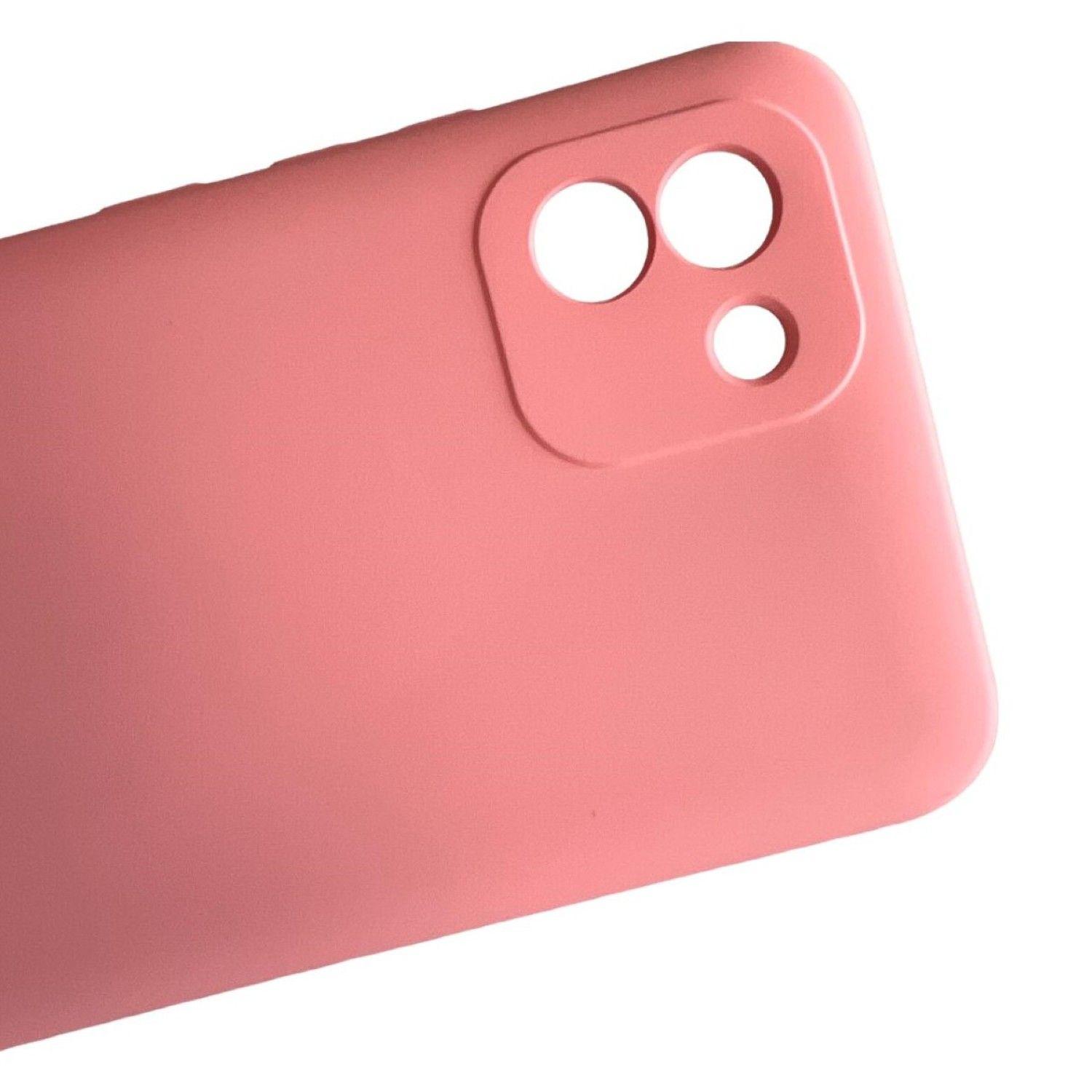 Carcasa Para Samsung A03 Normal Silicona Palo Rosa-4
