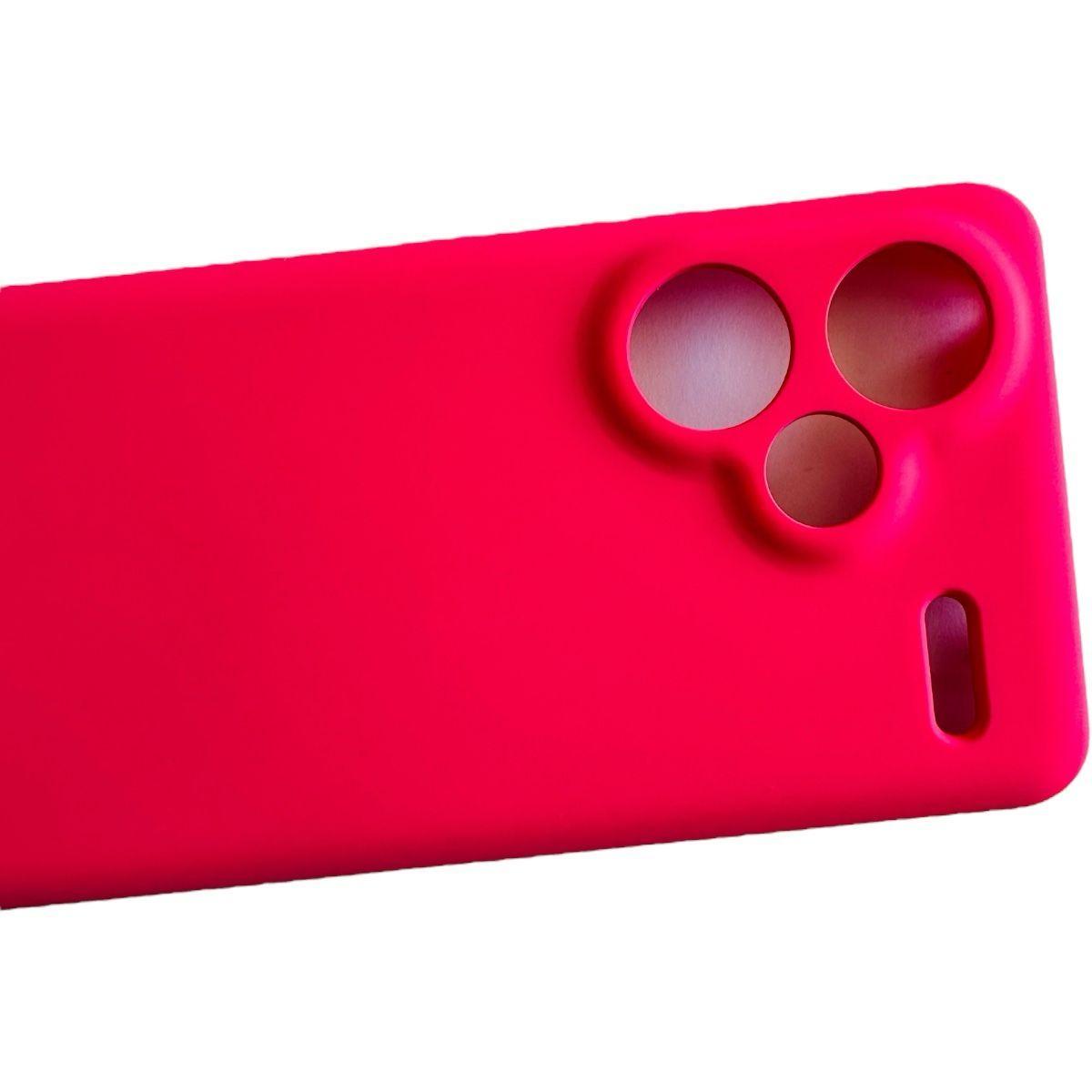 Carcasa Funda Para Xiaomi Redmi Note 13 Pro+ 5g Silicona Fucsia-3