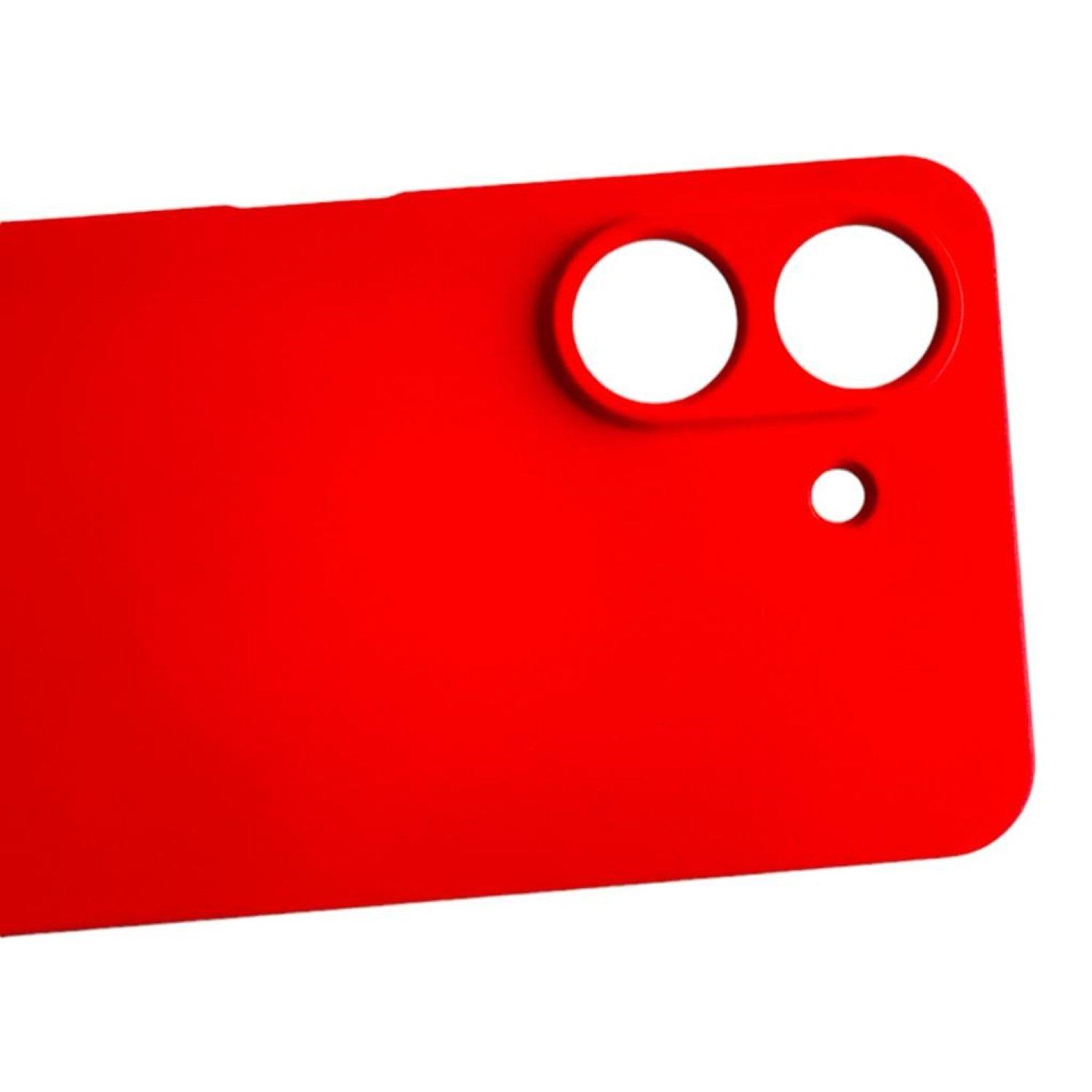 Carcasa Funda Para Xiaomi Redmi 13c 4g Silicona Rojo-2