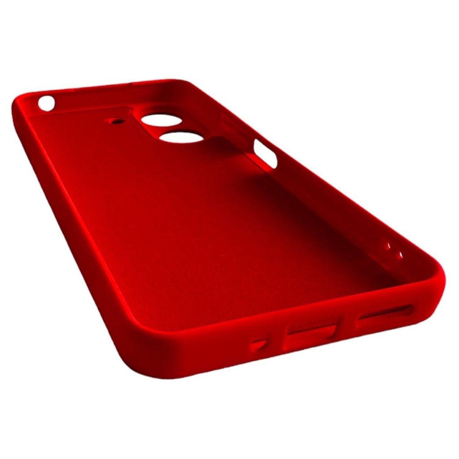 Carcasa Funda Para Xiaomi Redmi 13c 4g Silicona Rojo-3
