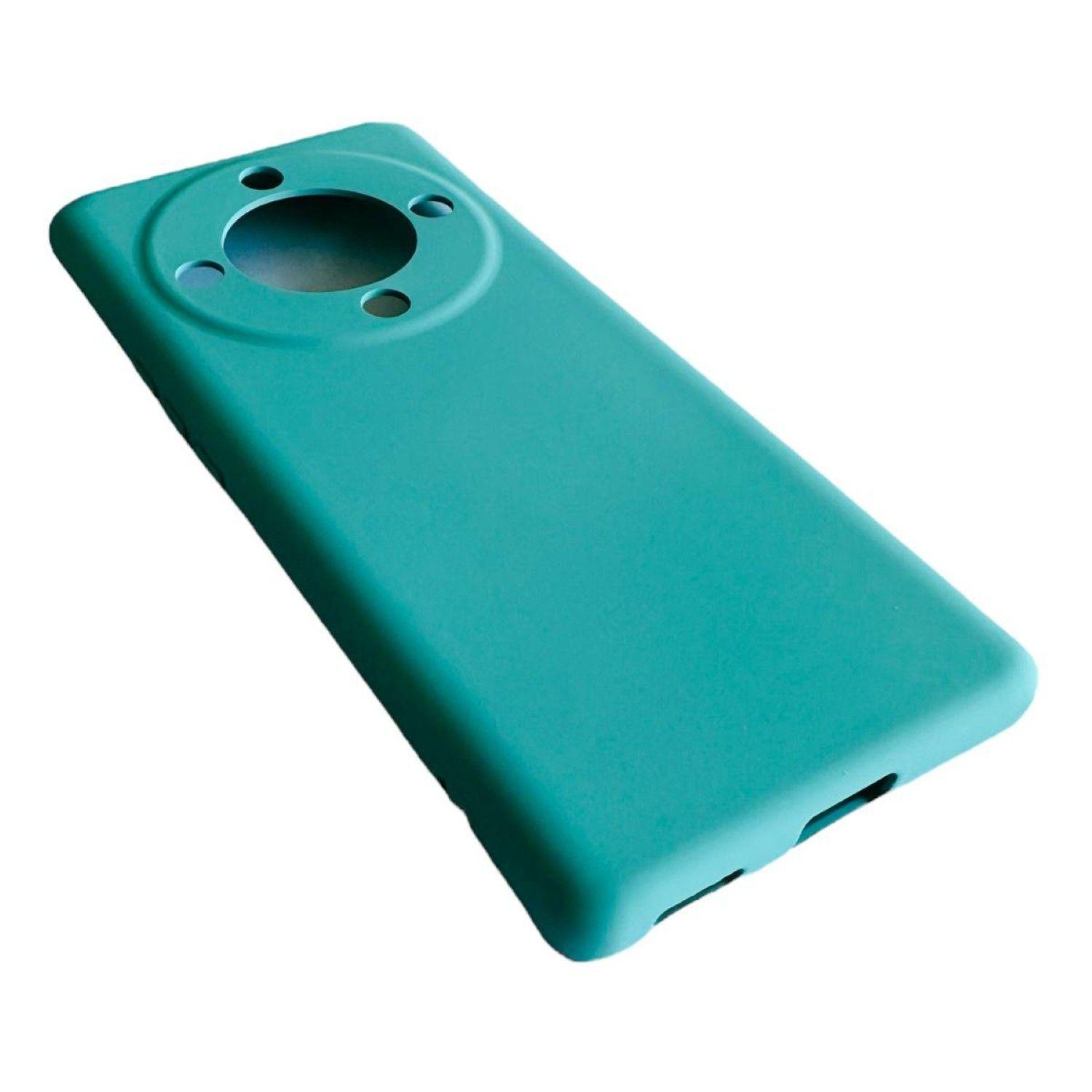 Carcasa Funda Para Honor Magic5 Lite Silicona Turquesa-2