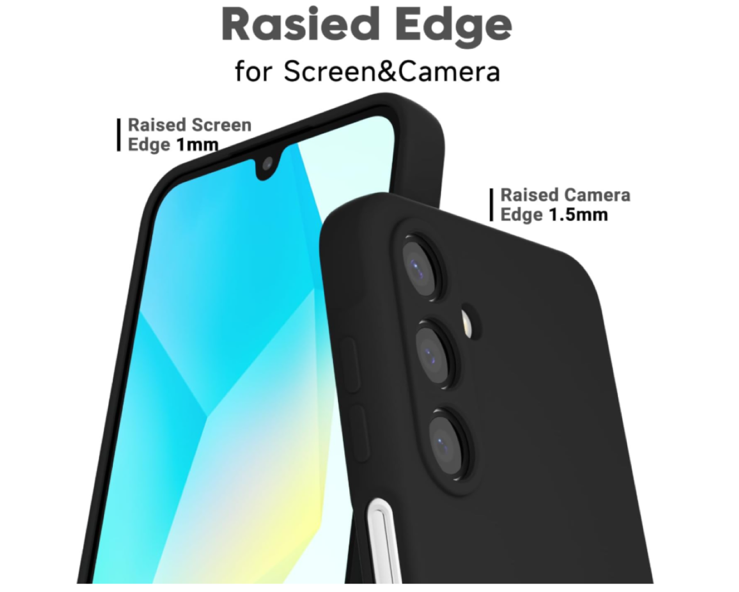 Carcasa Funda Para Samsung A17 5g Silicona Negro-3