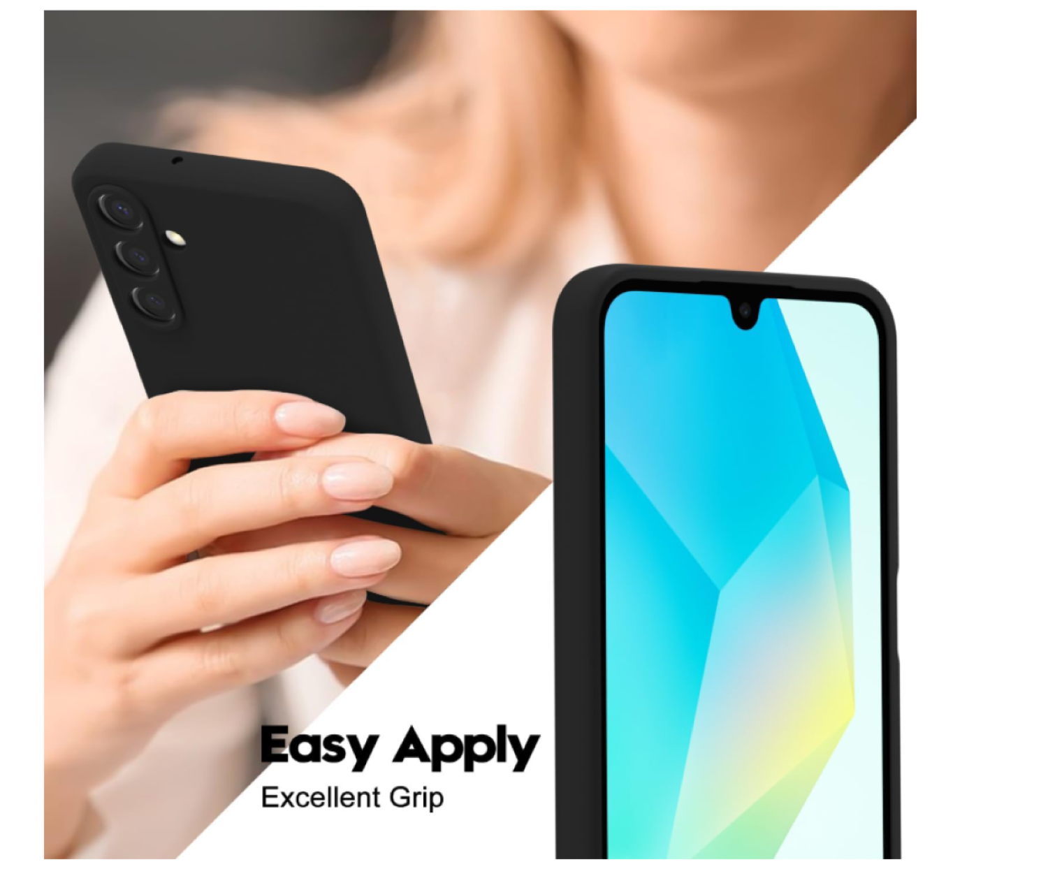 Carcasa Funda Para Samsung A17 5g Silicona Negro-4