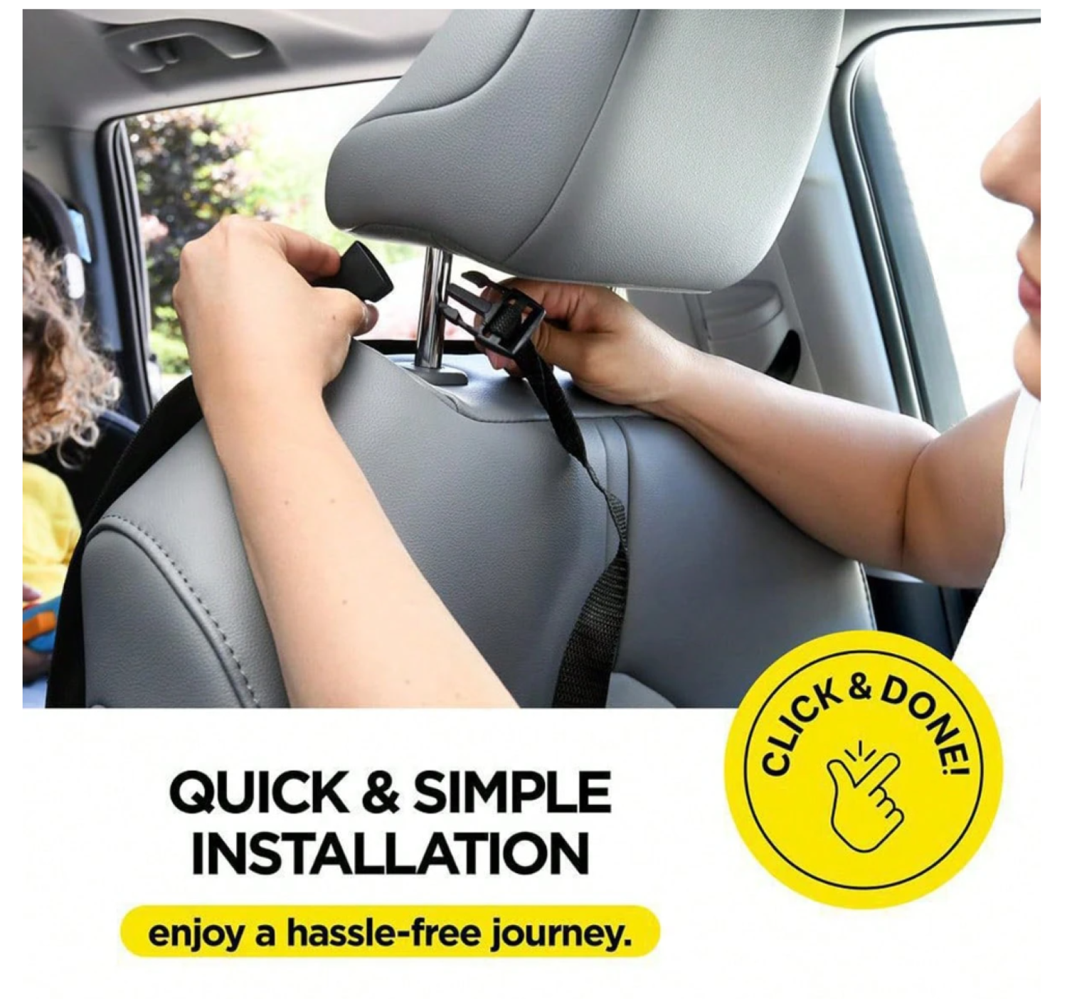 Protector Respaldo Asiento Auto Silla Bebe Soporte Tablet-5