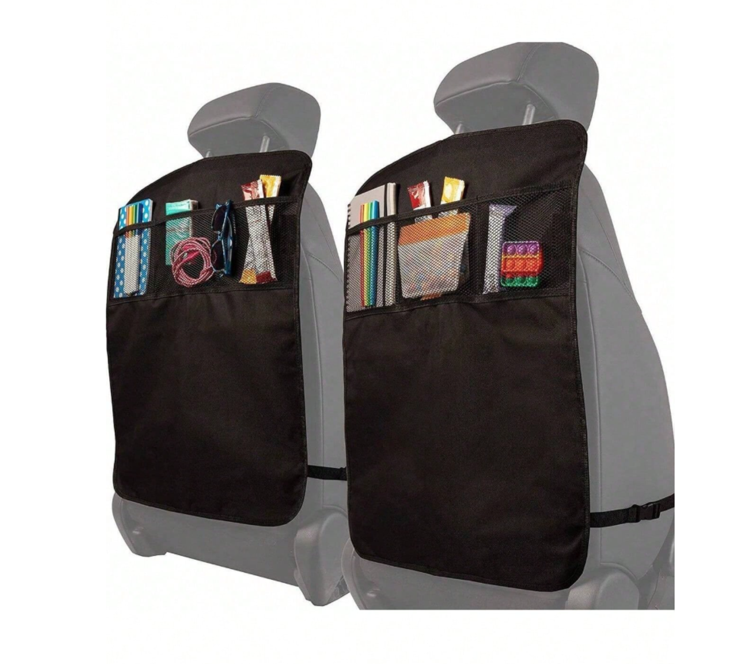 Protector Respaldo Asiento Auto Silla Bebe Soporte Tablet-6