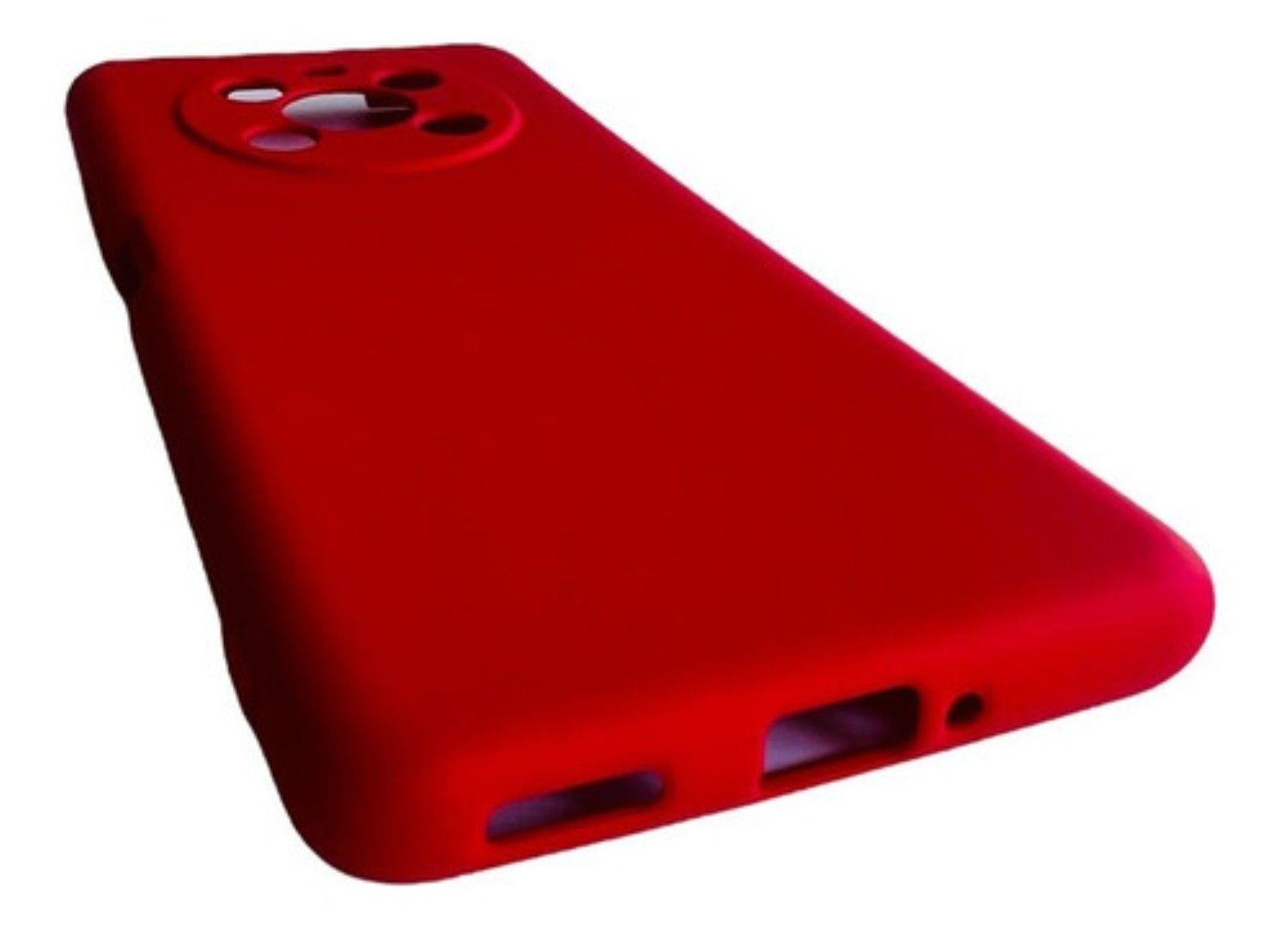 Carcasa Funda Para Honor X9 Silicona Rojo-4