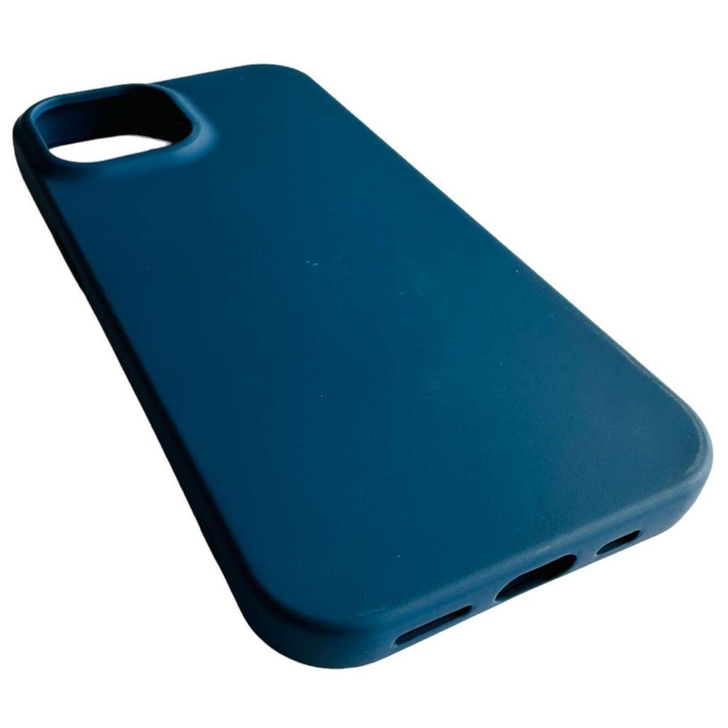 Carcasa Funda Para iPhone 15 Pro Max Silicona Color Azul-2