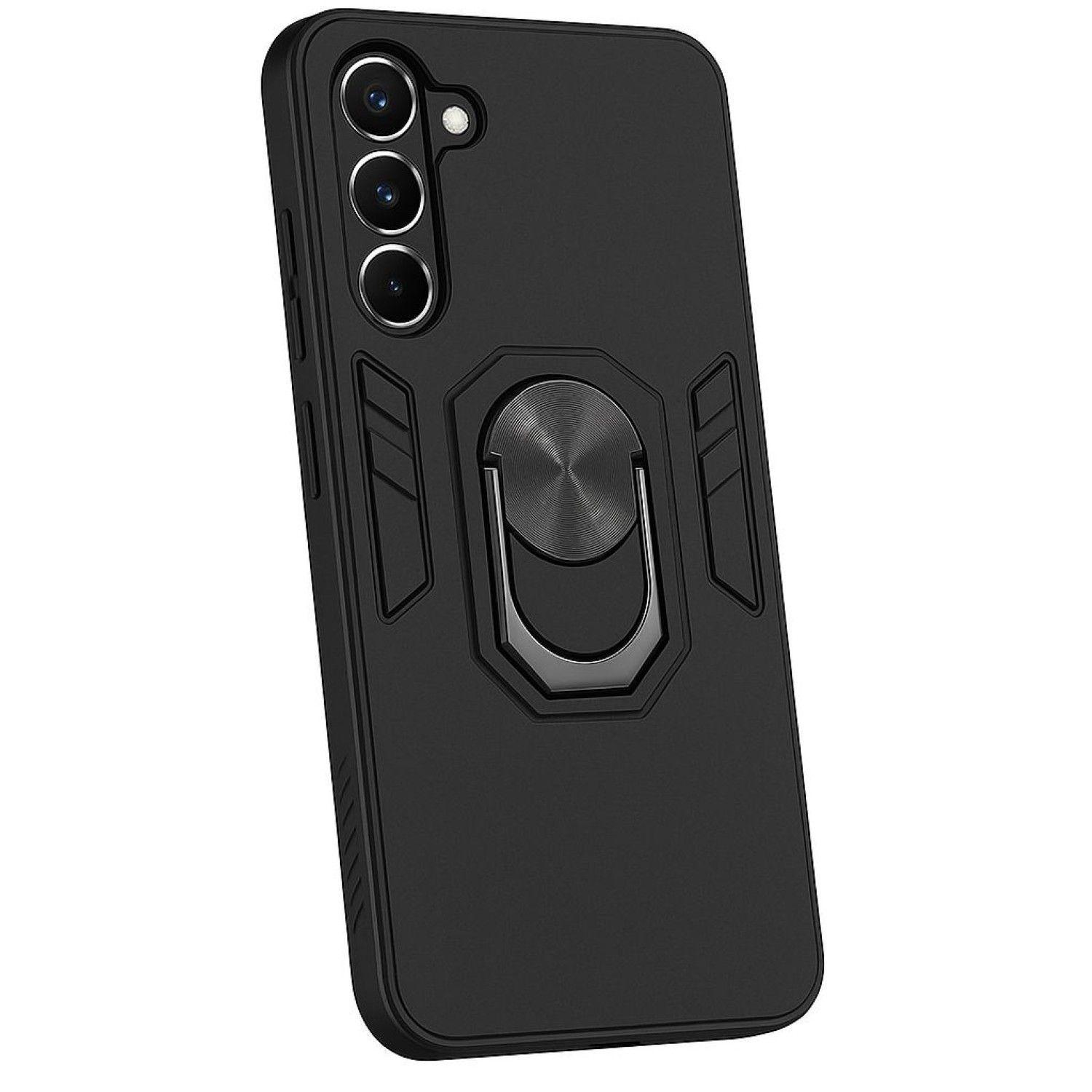 Carcasa Para Samsung S25 Anti Golpes Anillo Negro-2