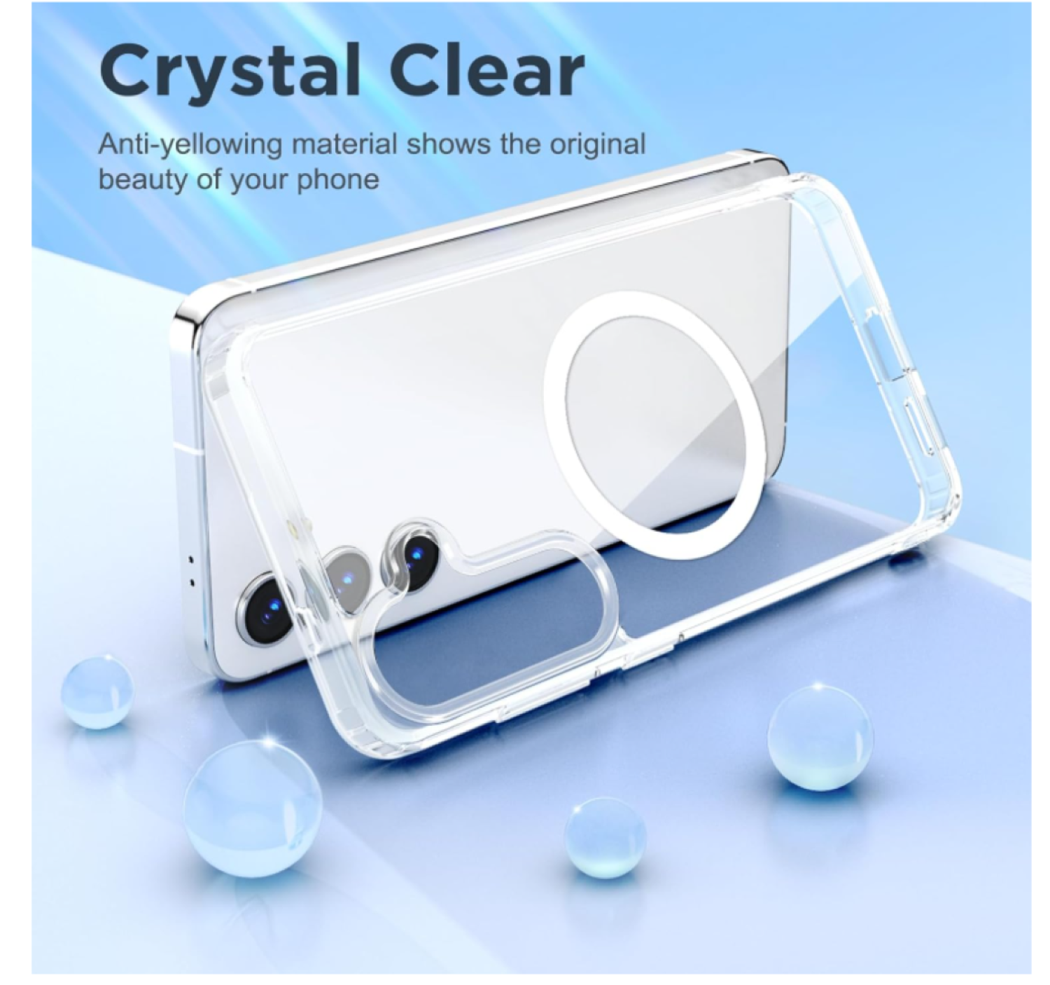 Carcasa Para Samsung S25 Ultra Transparente MagSafe-2