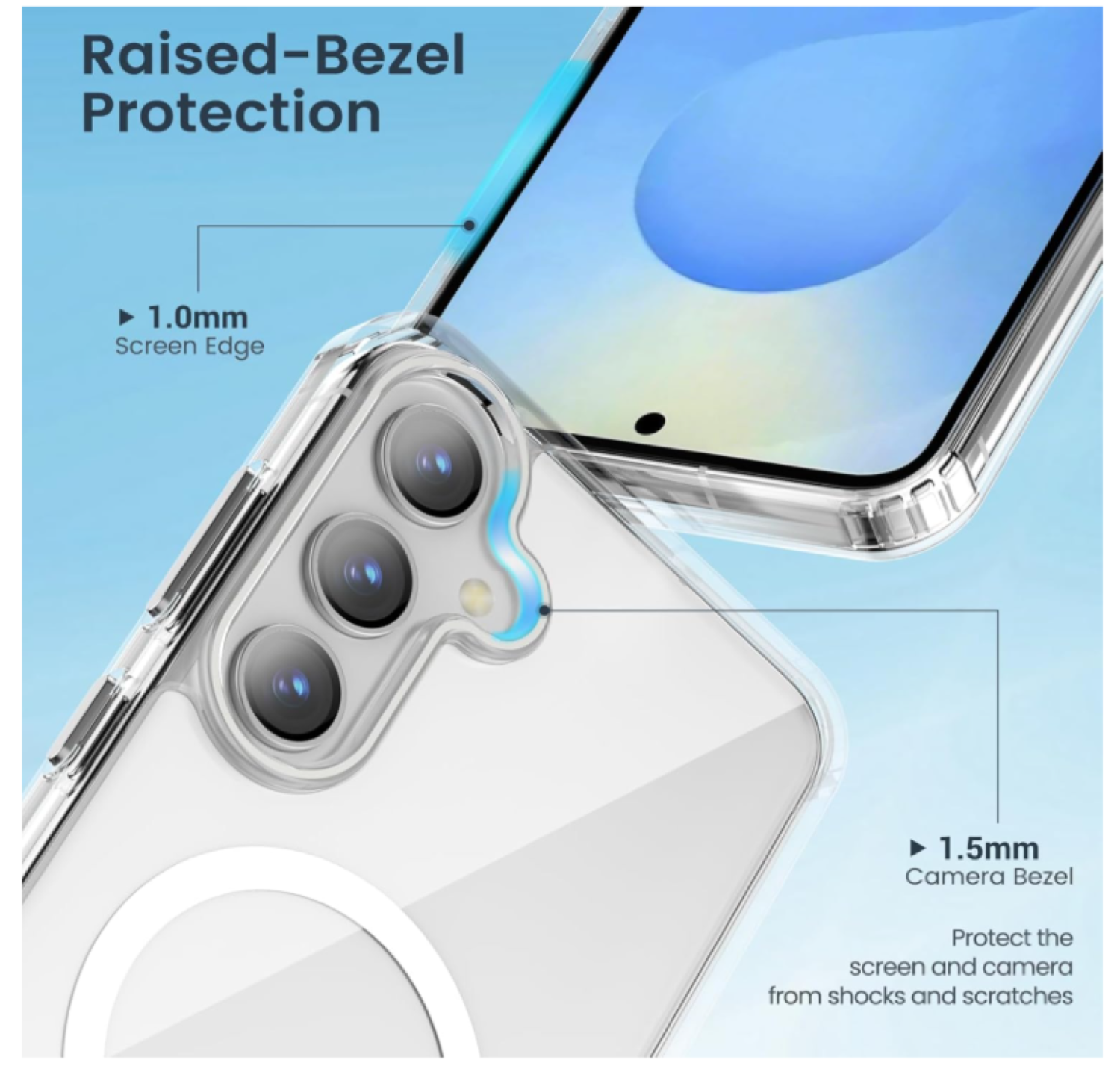 Carcasa Para Samsung S25 Ultra Transparente MagSafe-5