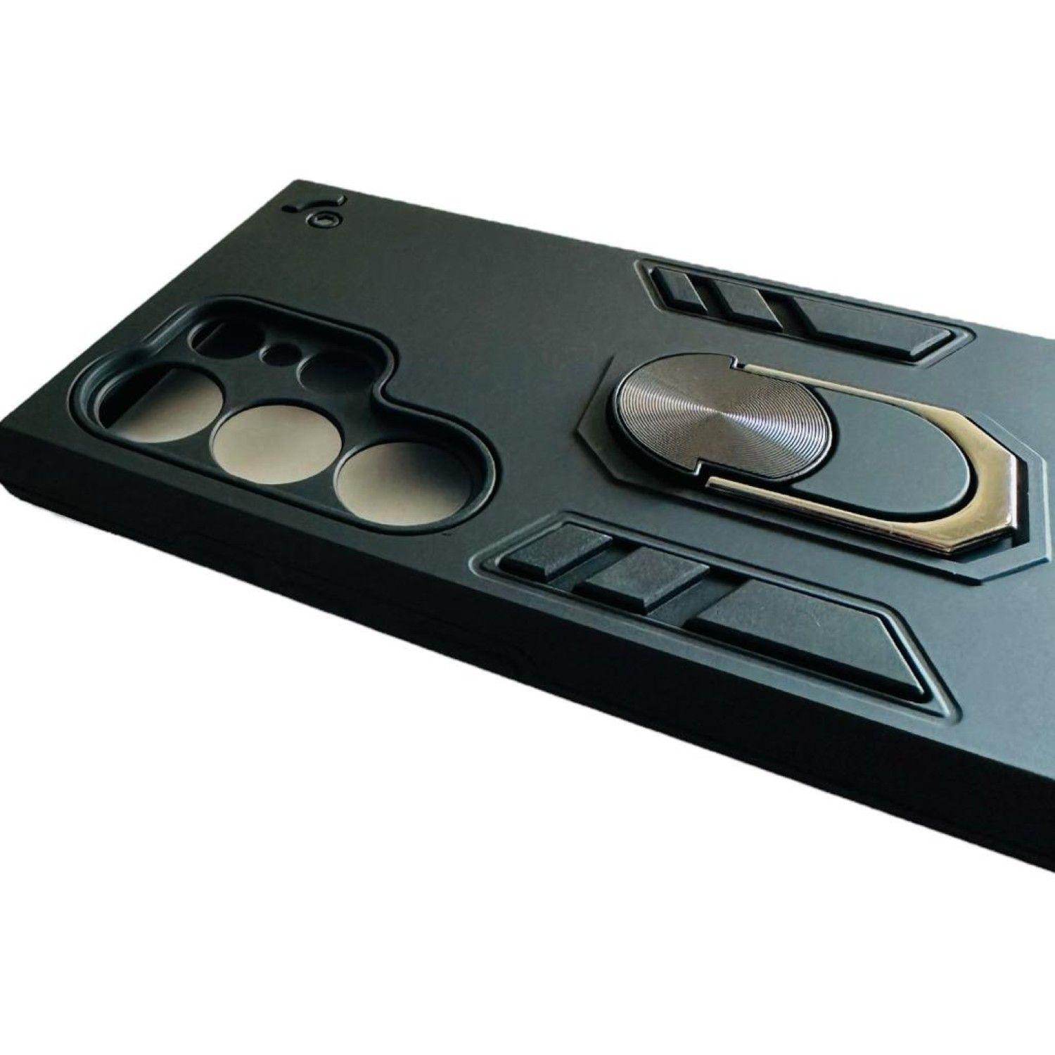 Carcasa Para Samsung S25 Ultra Anti Golpes Anillo Negro-3