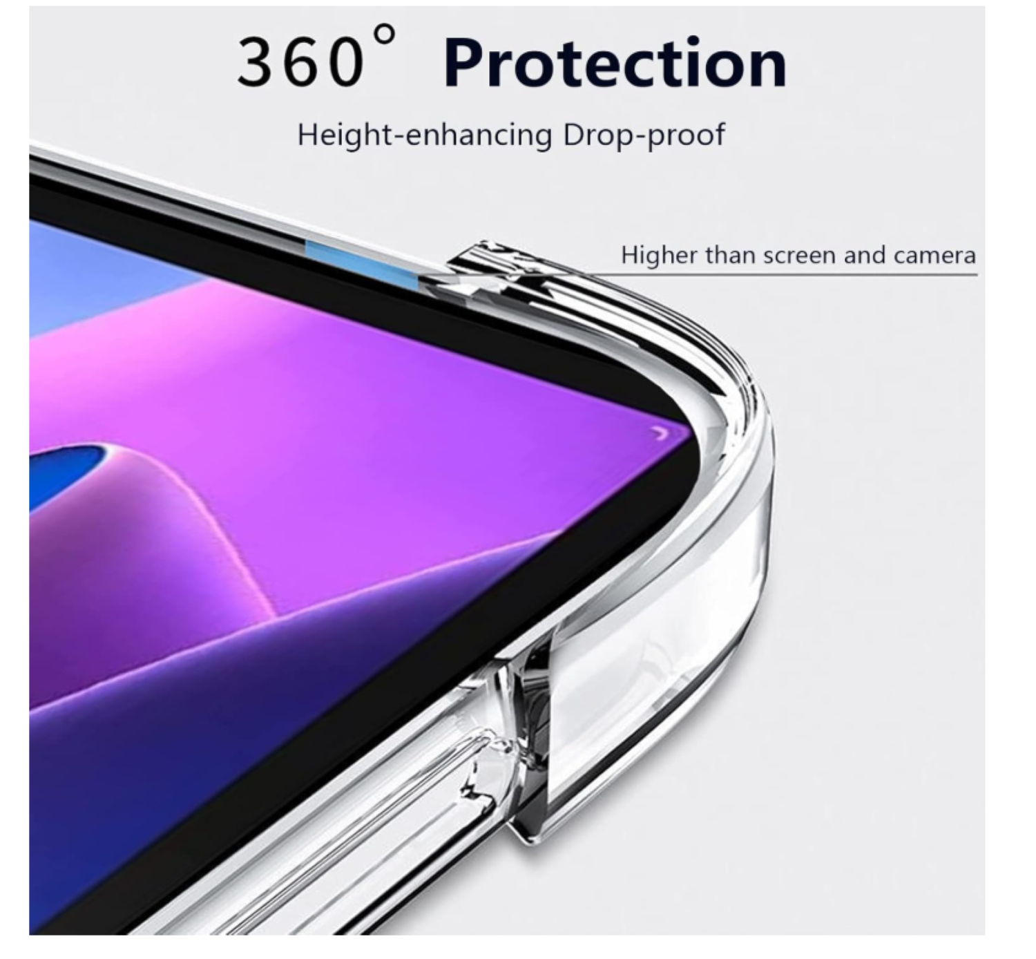 Carcasa Transparente Reforzada Para Tablet Pad Pro 12.1 2024-2